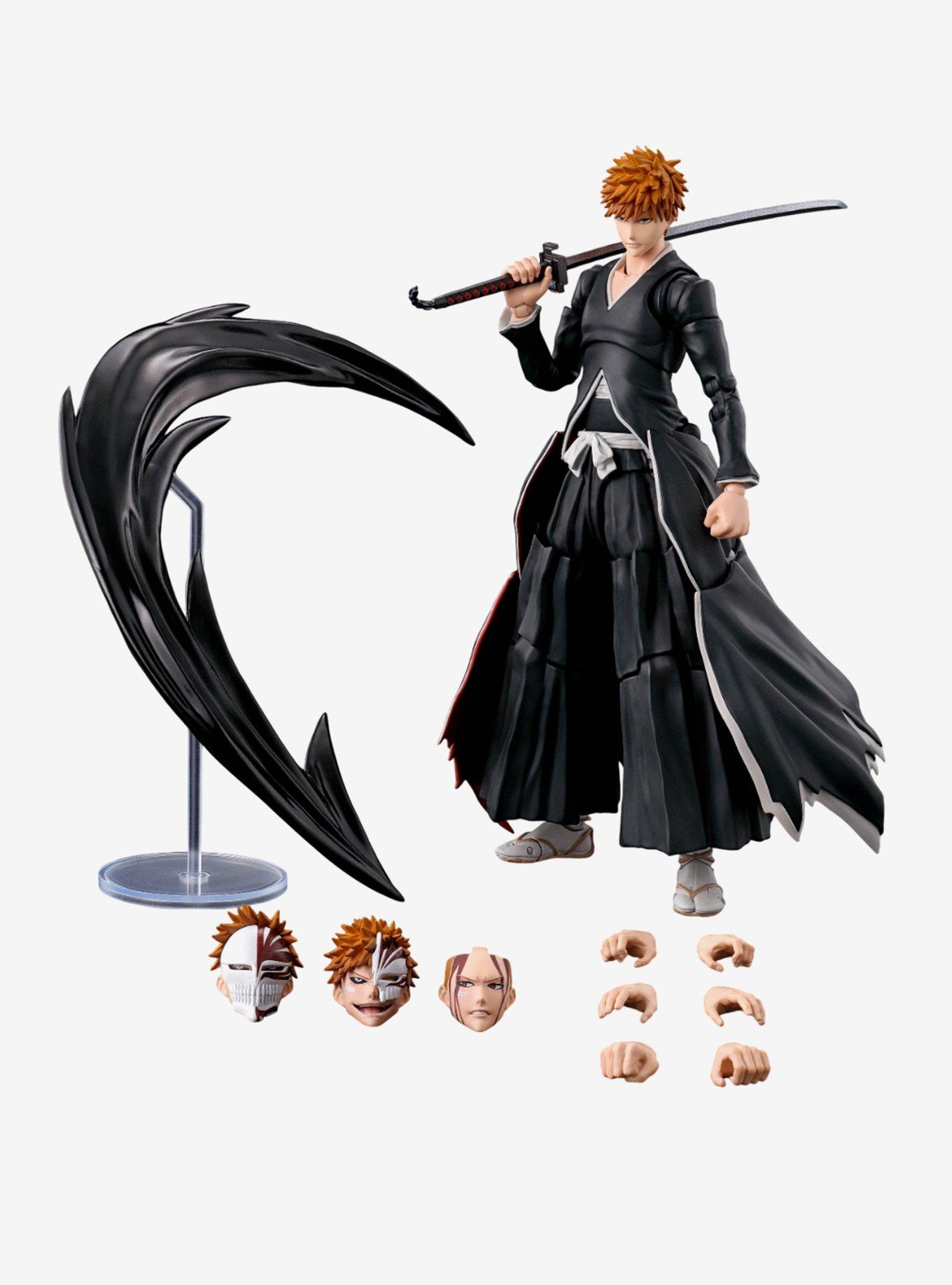 Bandai Spirits BLEACH S.H. Figuarts Ichigo Kurosaki Figure (Getsugatensho Ver.), , hi-res