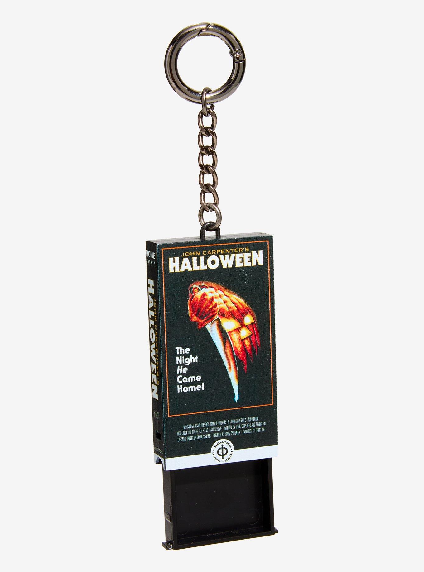 Halloween VHS Tape Figural Keychain - BoxLunch Exclusive, , hi-res