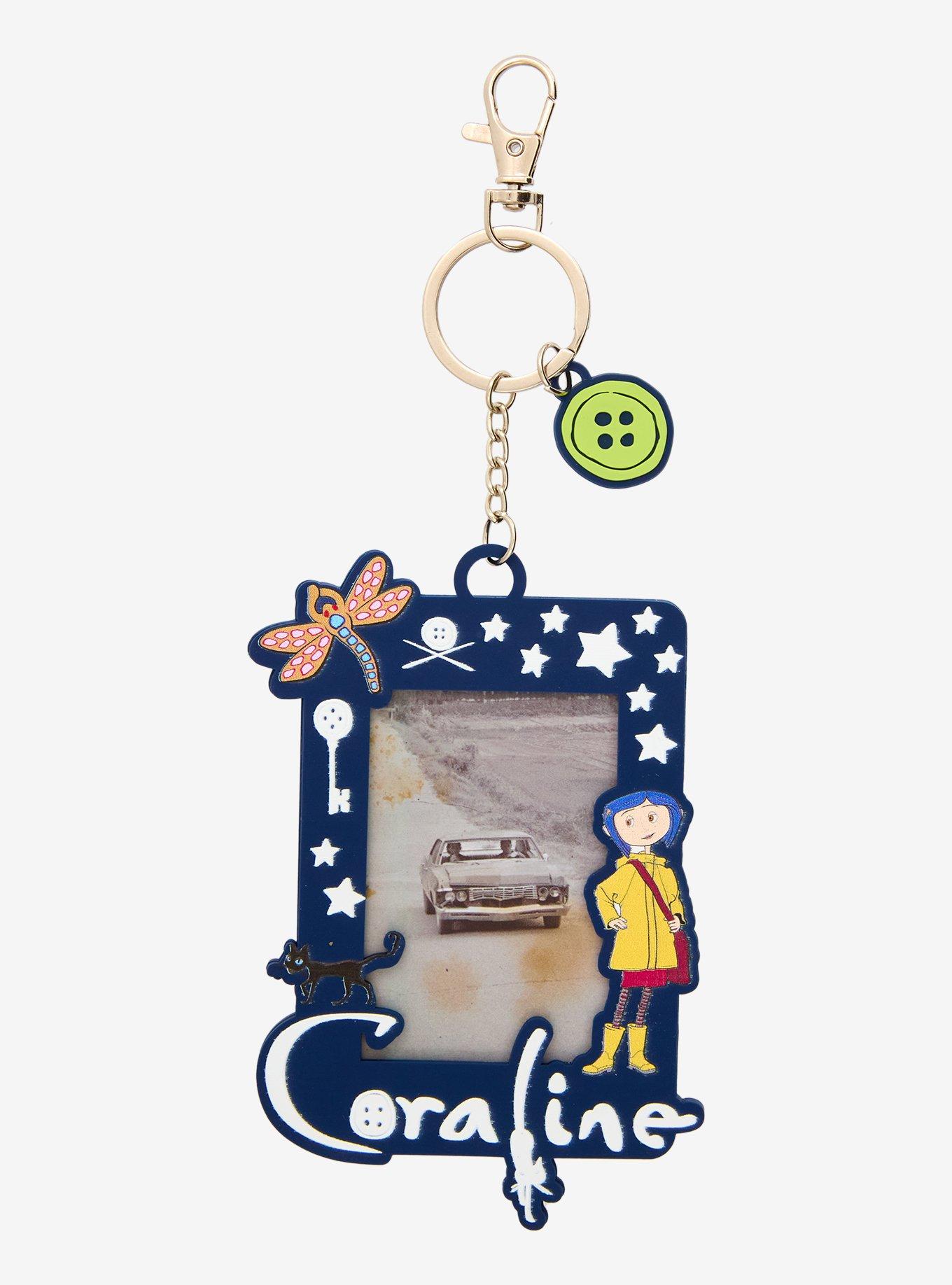 Coraline Icons Picture Frame Keychain - BoxLunch Exclusive, , alternate