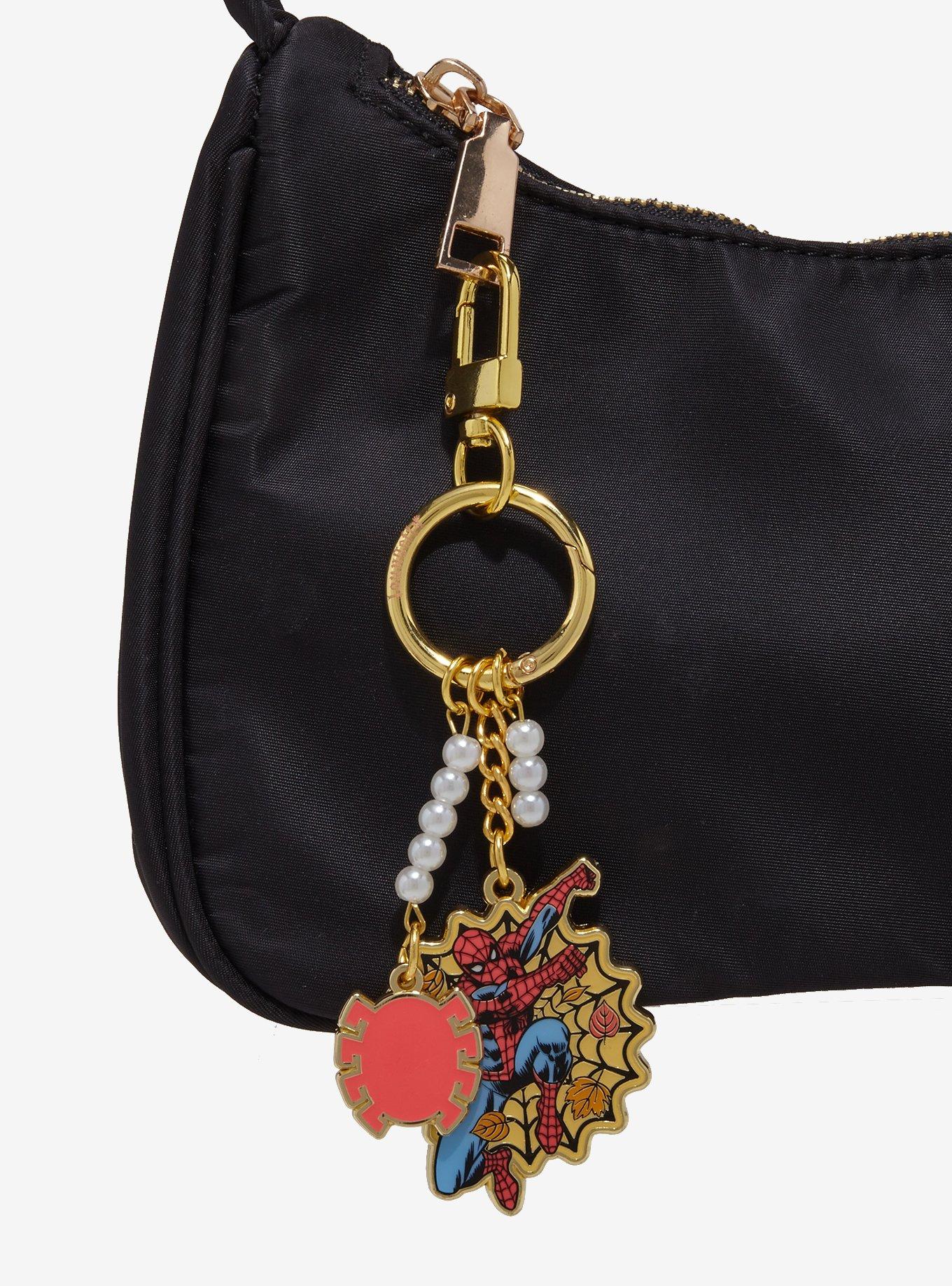 Loungefly Marvel Spider-Man Pearl Multi-Charm Keychain - BoxLunch Exclusive