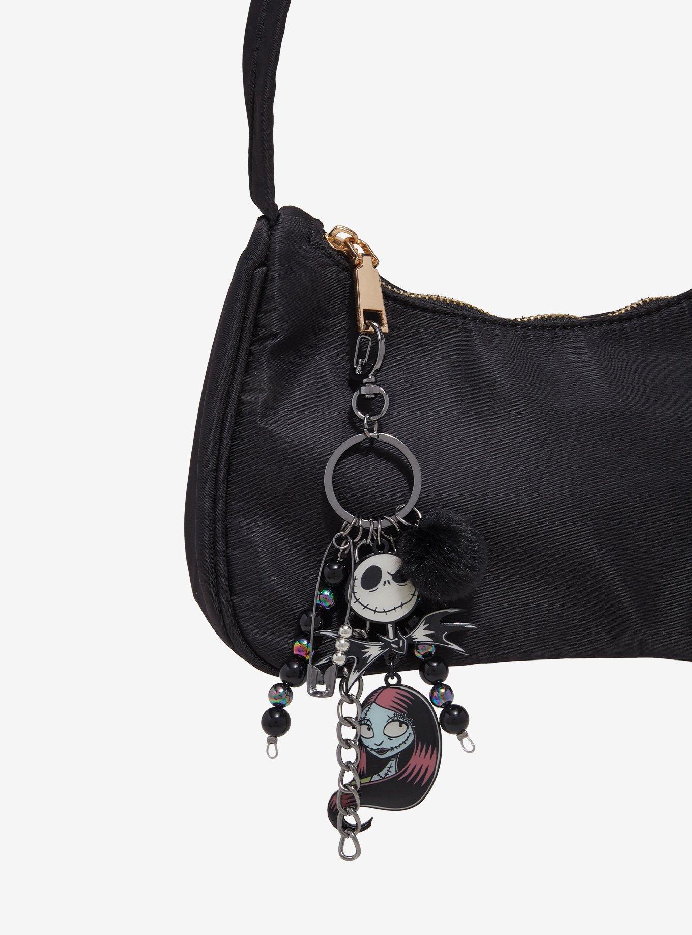 Disney The Nightmare Before Christmas Jack & Sally Multi-Charm Keychain — BoxLunch Exclusive, , hi-res