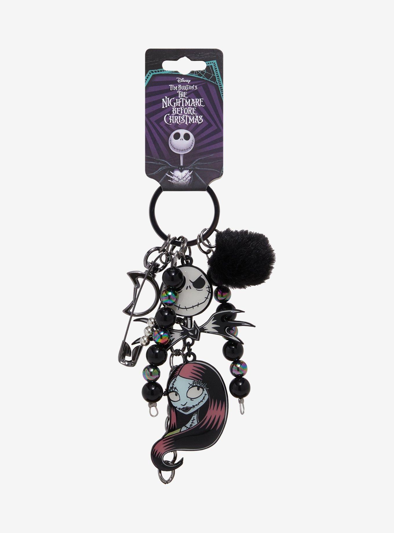 Disney The Nightmare Before Christmas Jack & Sally Multi-Charm Keychain — BoxLunch Exclusive