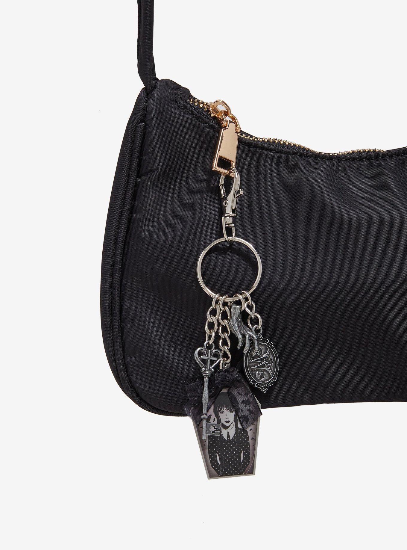 Wednesday Portrait Multi-Charm Keychain - BoxLunch Exclusive, , hi-res