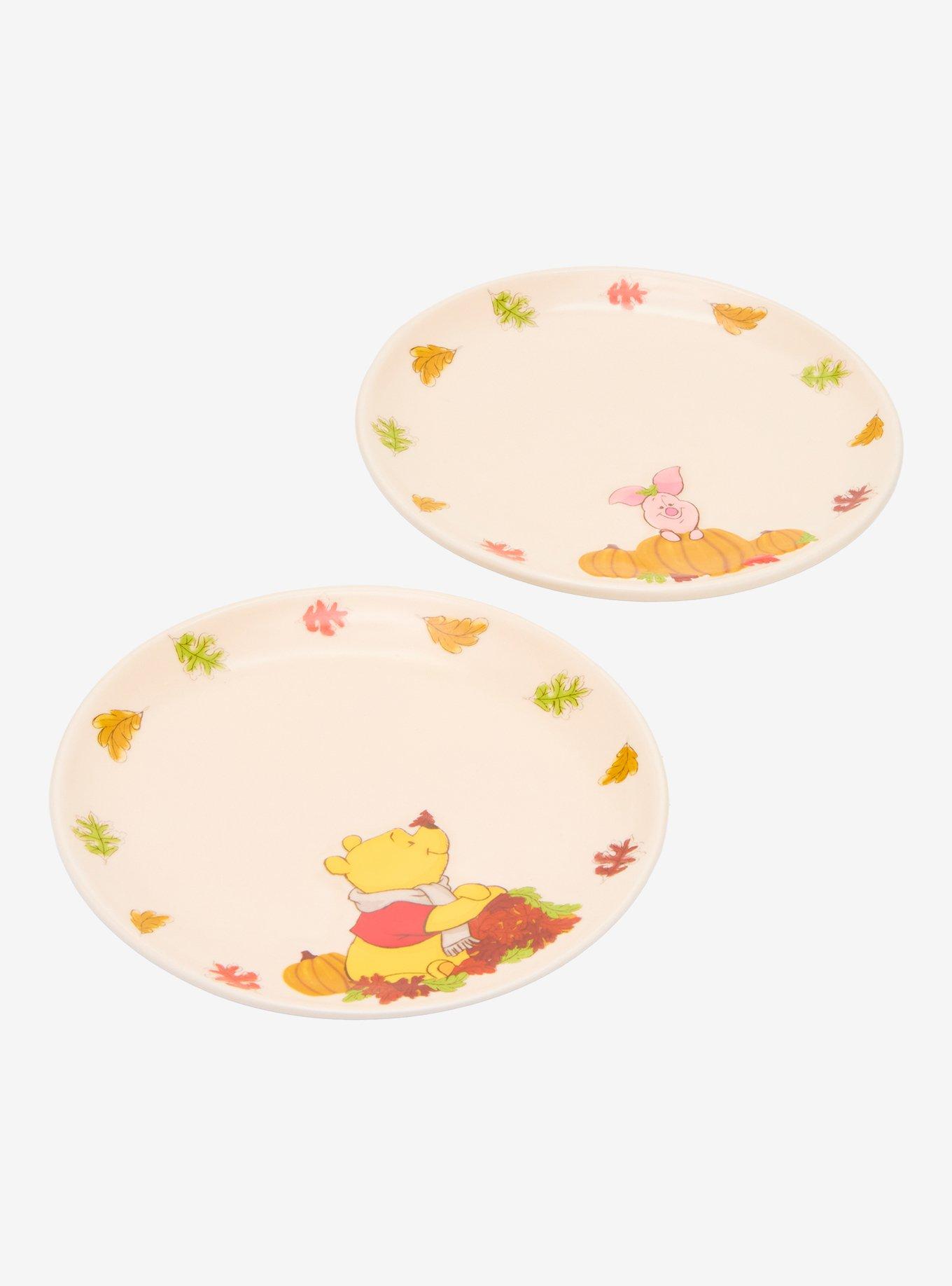 Disney Winnie the Pooh Fall Piglet & Pooh Bear Snack Plate Set - BoxLunch Exclusive, , alternate