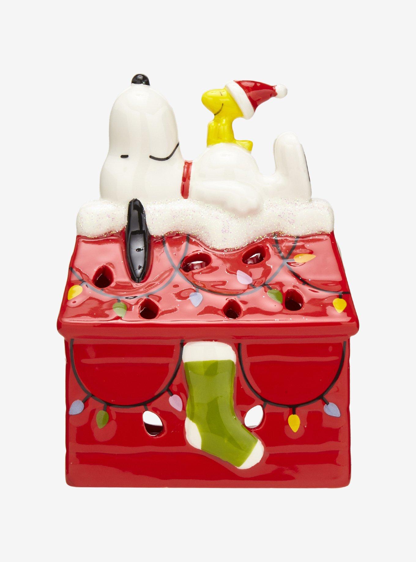 Peanuts Snoopy Doghouse Figural Tea Light Holder, , hi-res