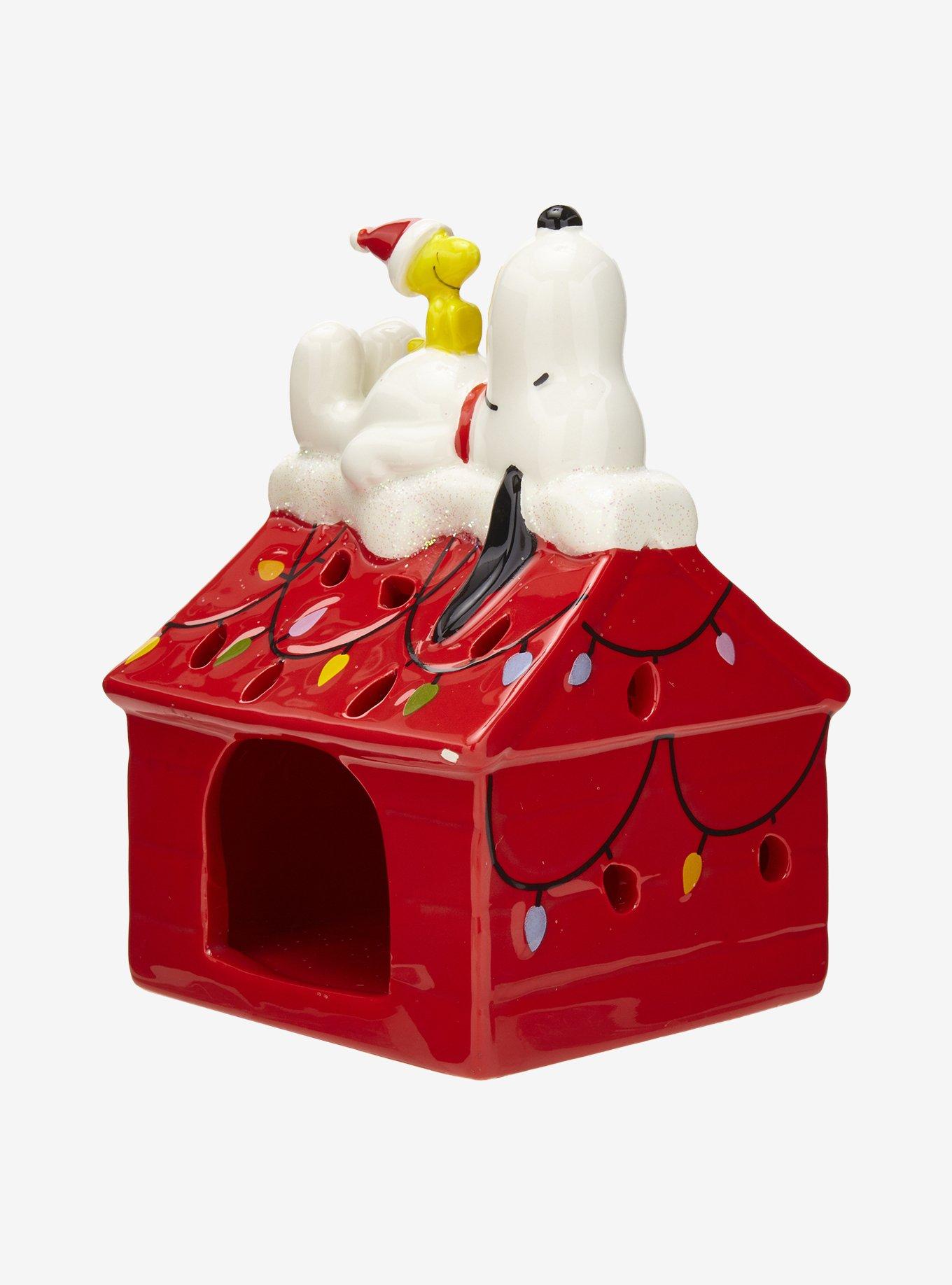 Peanuts Snoopy Doghouse Figural Tea Light Holder, , alternate
