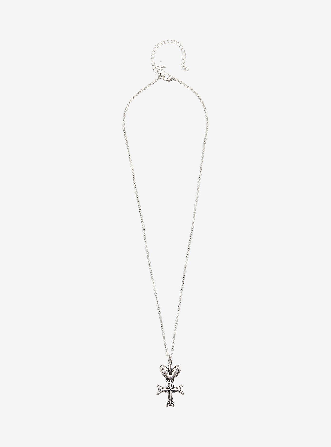 Buffy The Vampire Slayer Heart Cross Replica Necklace, , hi-res