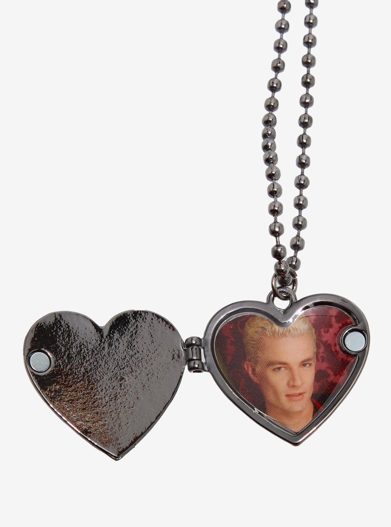 Buffy The Vampire Slayer Angel & Spike Locket Best Friend Necklace Set, , hi-res