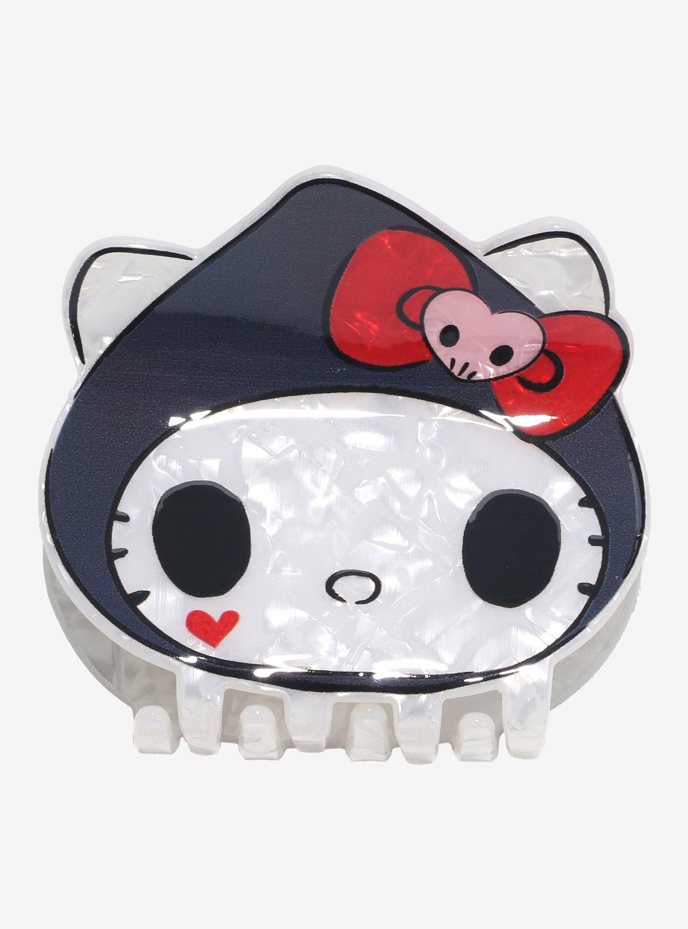 Hello Kitty Hooded Skull Claw Hair Clip, , hi-res