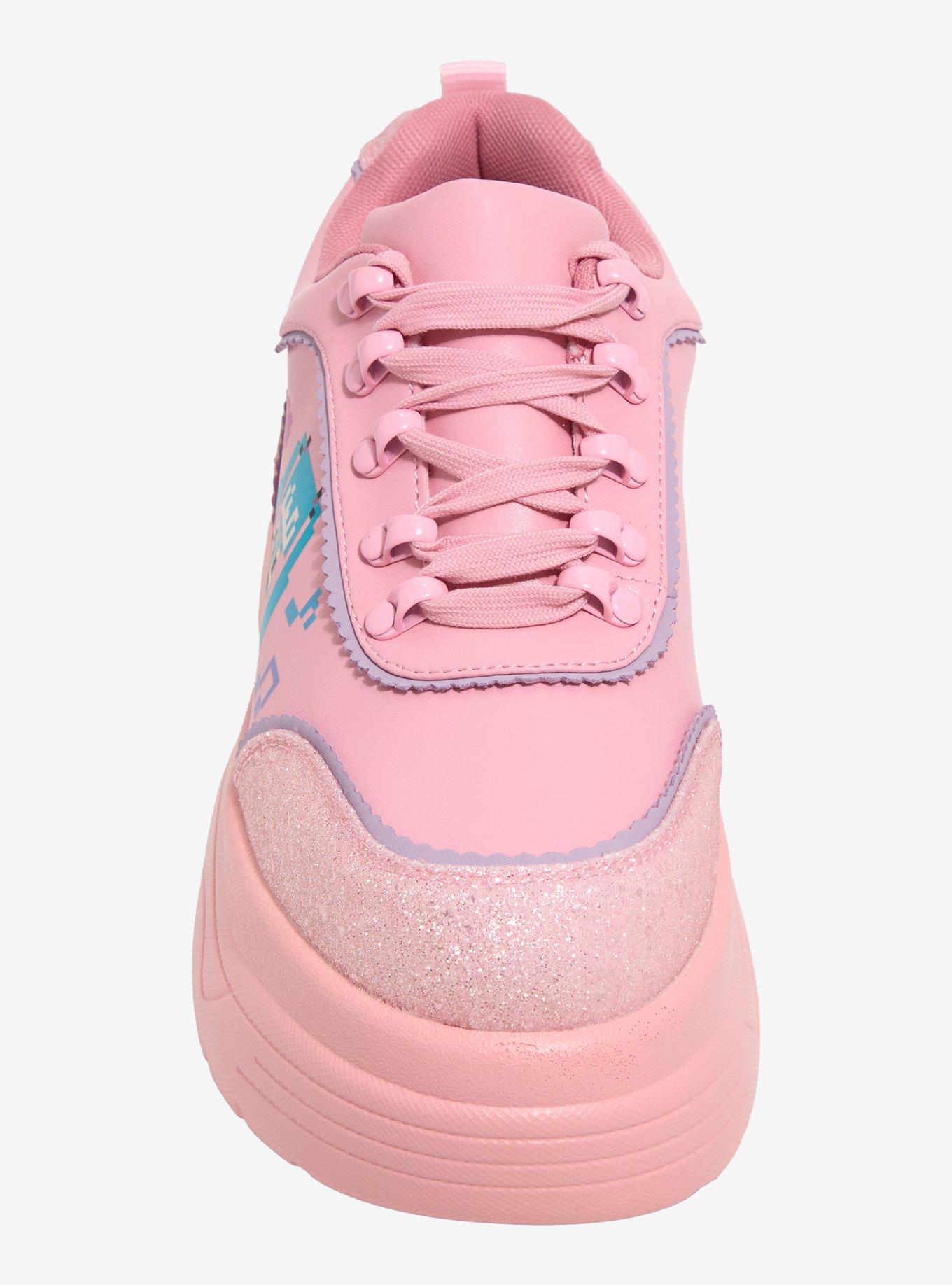 Koi X Hatsune Miku Pink Pixel Chunky Sneakers, MULTI, alternate