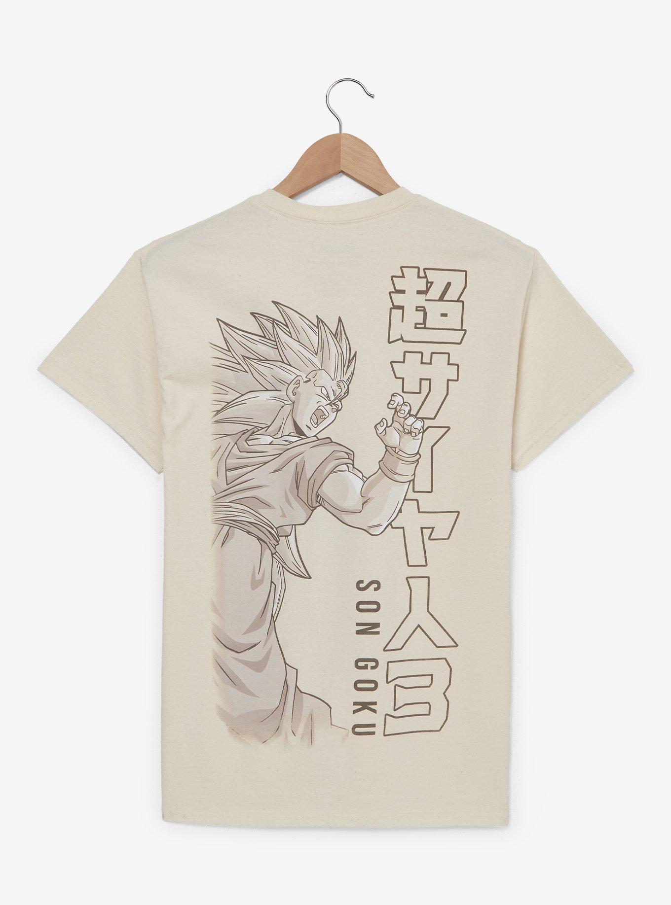 Dragon Ball Z Goku Tonal T-Shirt — BoxLunch Exclusive, OFF WHITE, alternate