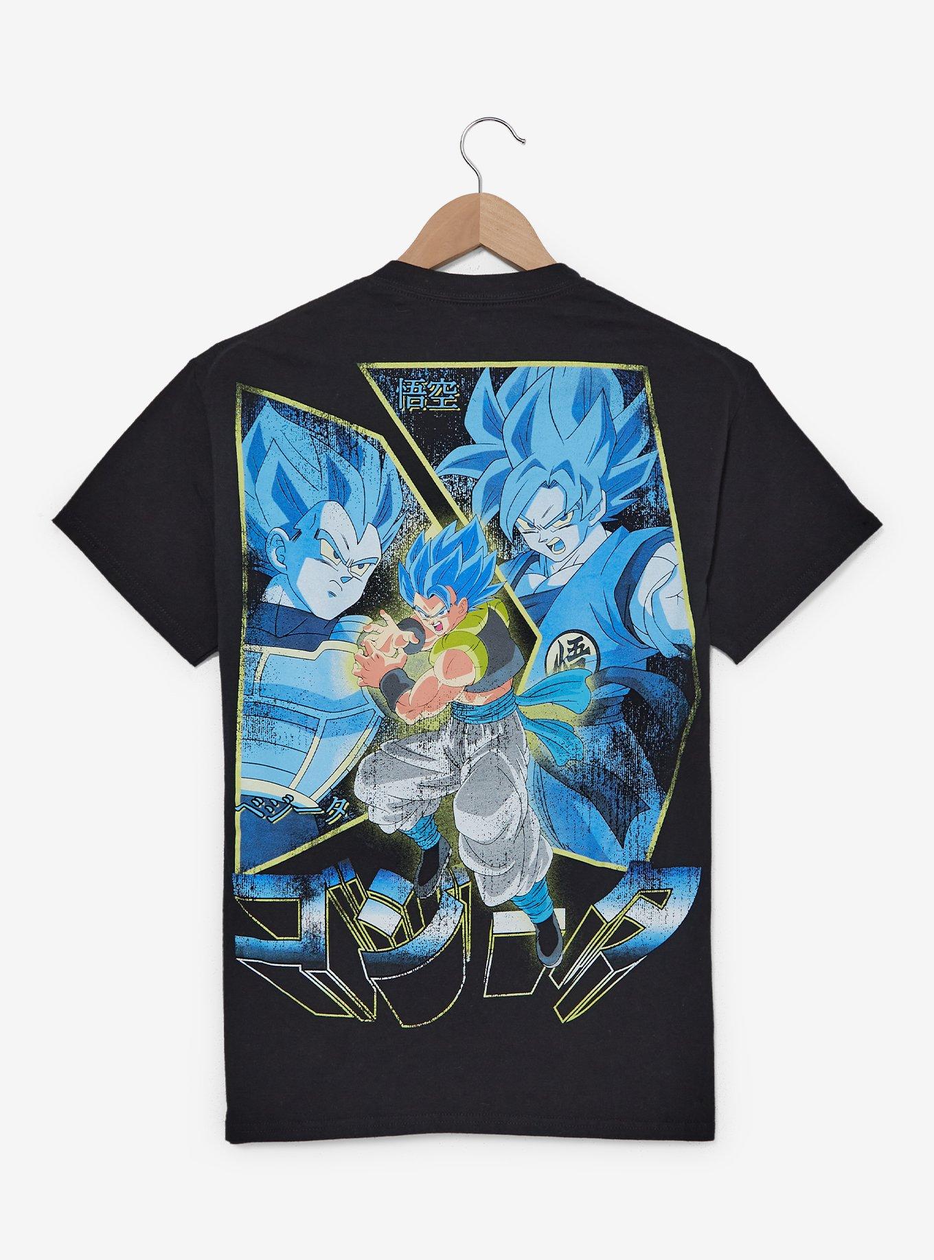 Dragon Ball Z Gogeta Graphic T-Shirt — BoxLunch Exclusive, BLACK, alternate