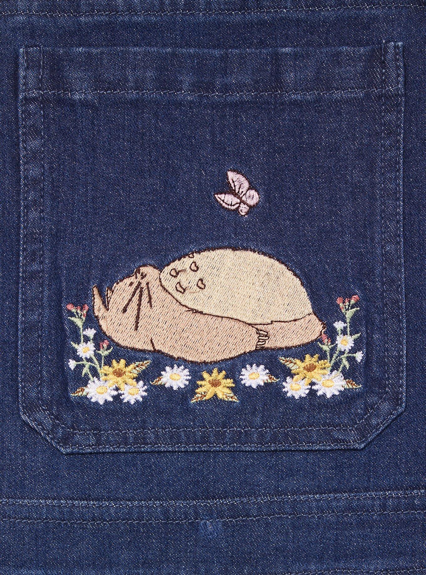 Studio Ghibli® My Neighbor Totoro Embroidered Plus Overall Dress — BoxLunch Exclusive