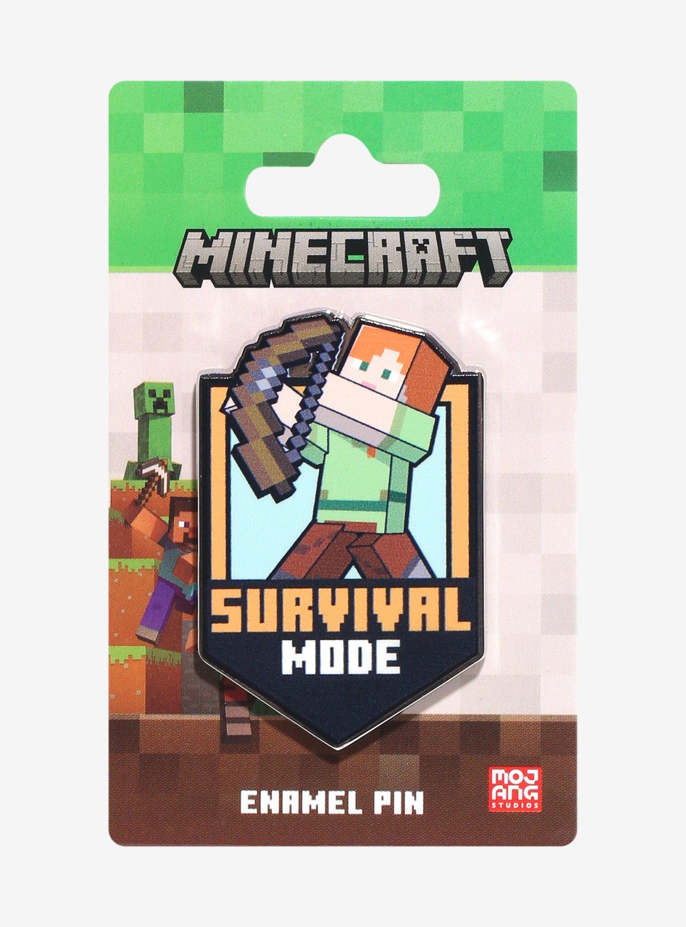 Minecraft Alex Survival Mode Enamel Pin - BoxLunch Exclusive, , hi-res