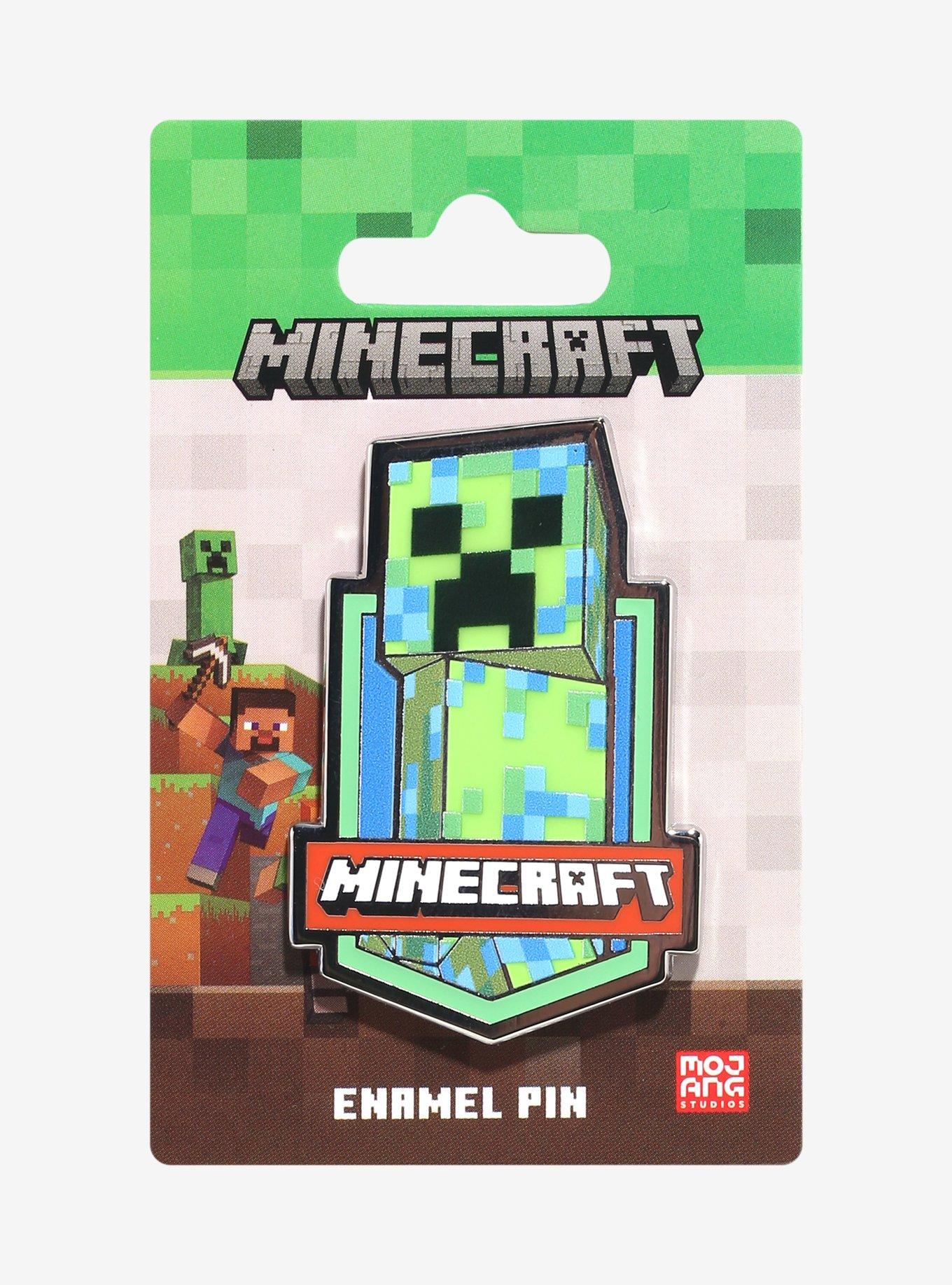 Minecraft Creeper Glow-in-the-Dark Enamel Pin - BoxLunch Exclusive, , hi-res
