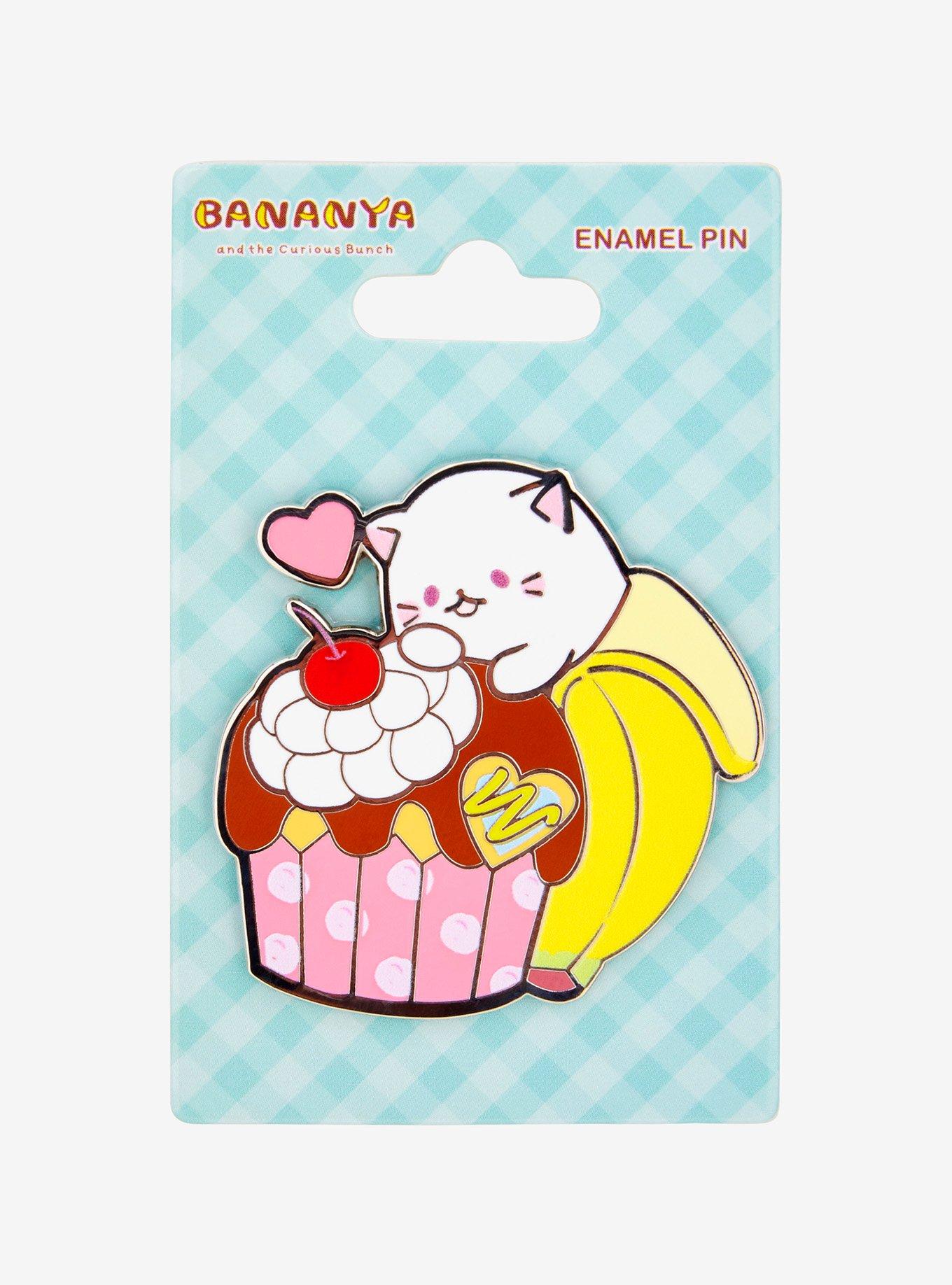 Bananya Cupcake Bananya Enamel Pin - BoxLunch Exclusive, , hi-res