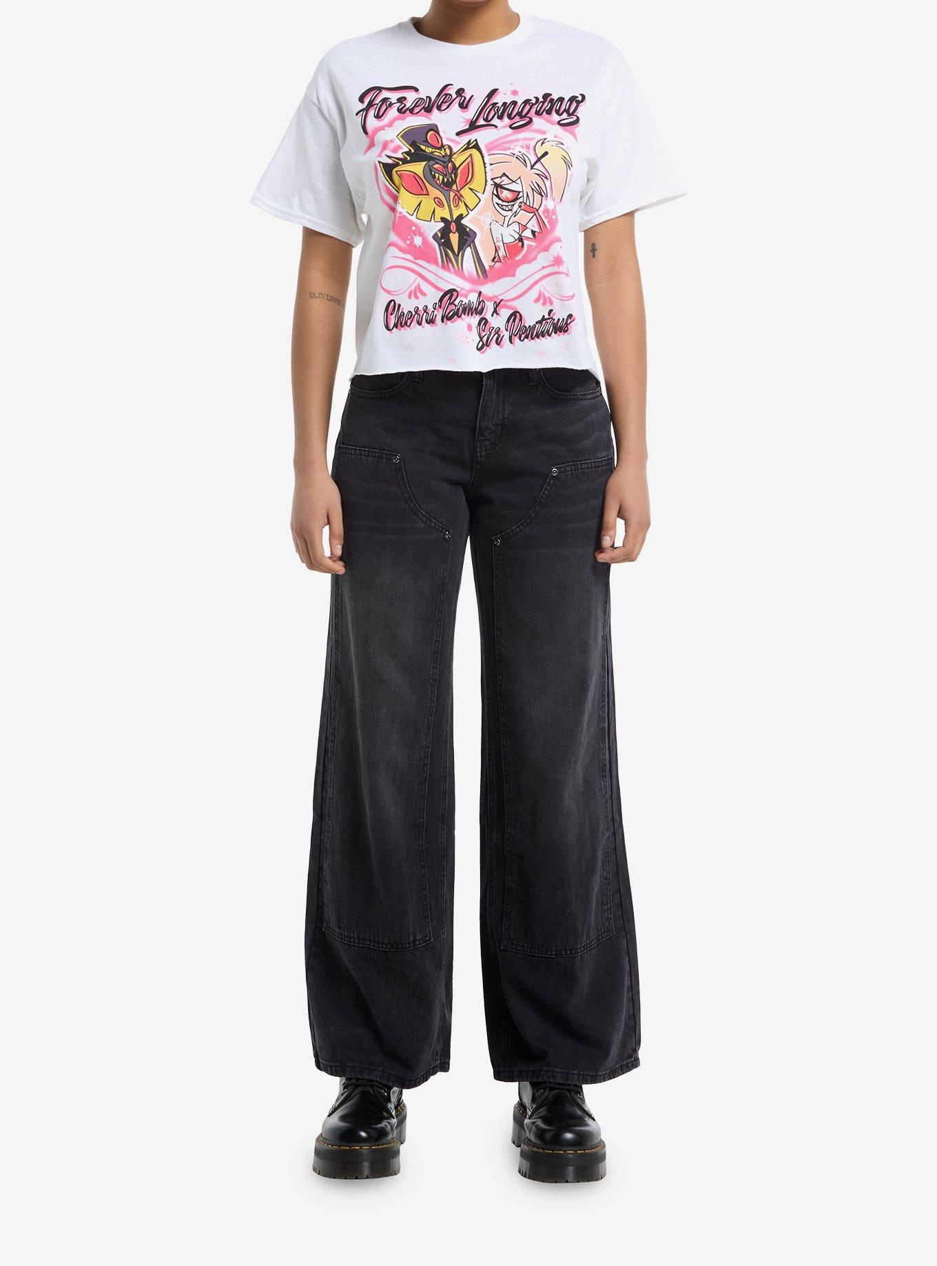Hazbin Hotel Sir Pentious & Cherri Bomb T-Shirt, MULTI, alternate