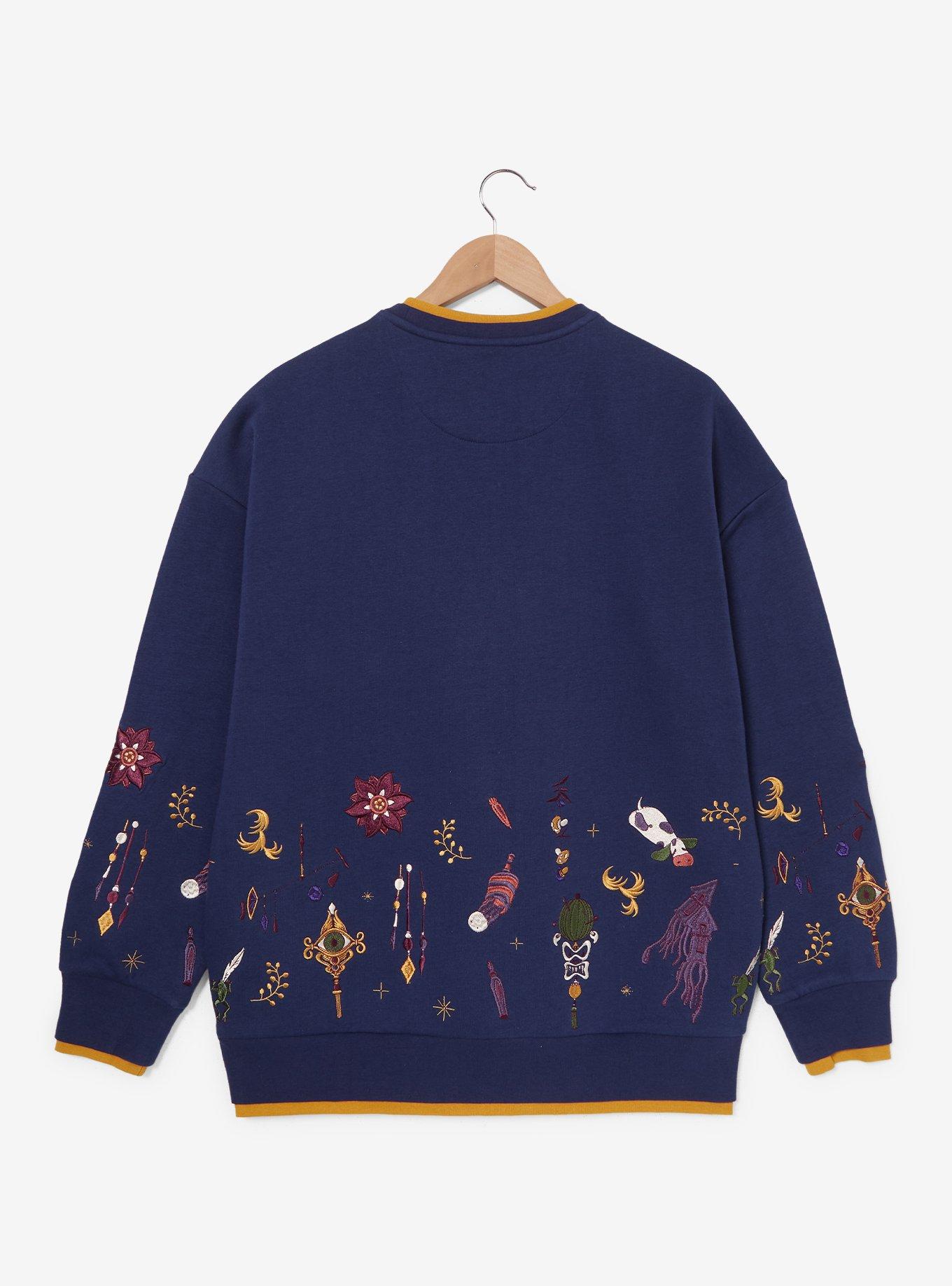 Her Universe Studio Ghibli® Howl's Moving Castle Embroidered Icons Crewneck - BoxLunch Exclusive, , hi-res