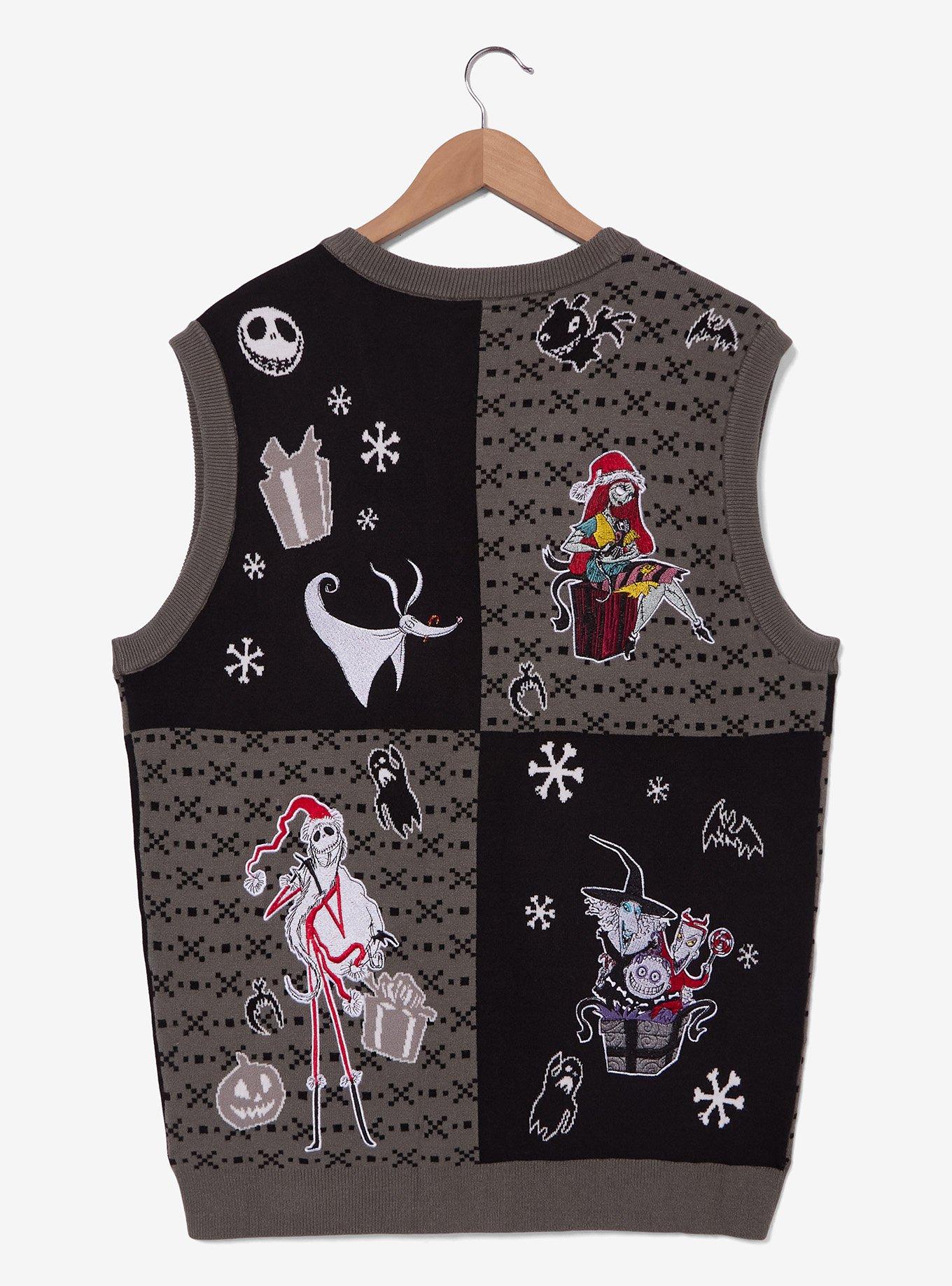 Disney The Nightmare Before Christmas Holiday Icons Sweater Vest - BoxLunch Exclusive, , hi-res
