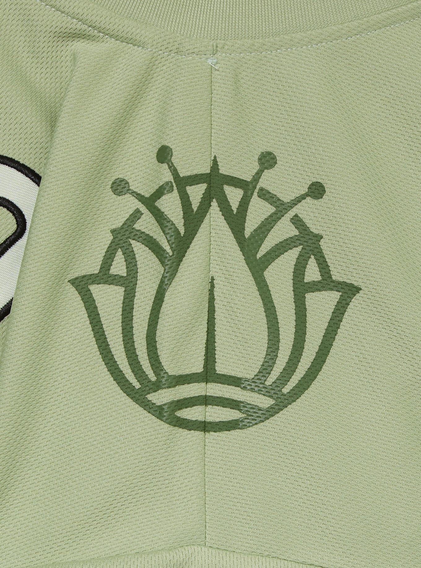 Disney The Princess and Frog Tiana Women's Plus Cropped Football Jersey - BoxLunch Exclusive