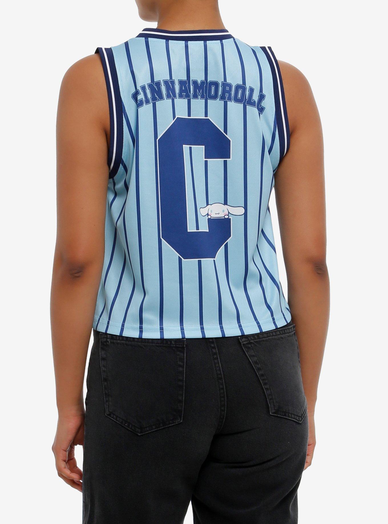 Cinnamoroll Stripe Crop Girls Jersey, , hi-res