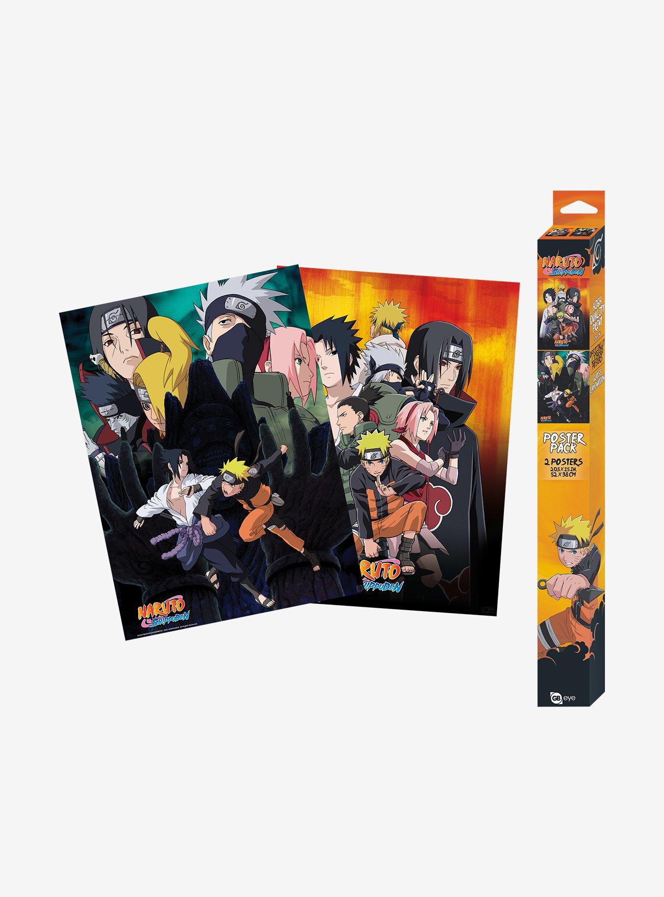 Naruto Shippuden Glass Candle & Poster Bundle, , alternate