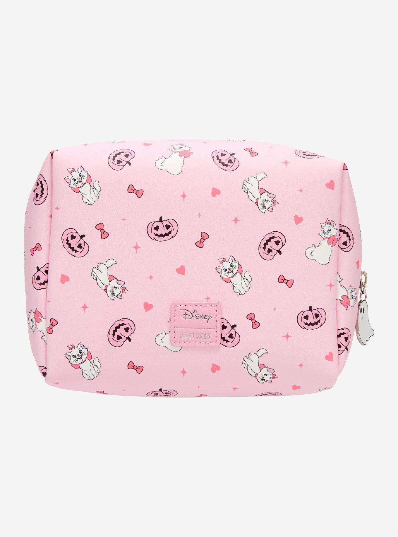 Disney The Aristocats Marie Jack-o-Lantern Pink Cosmetic Bag