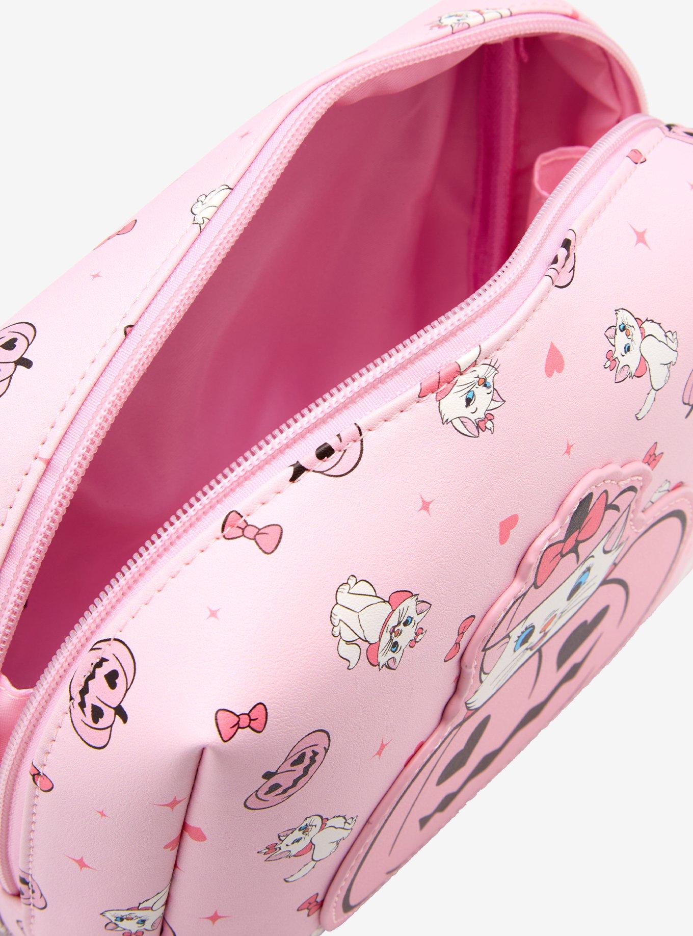 Disney The Aristocats Marie Jack-o-Lantern Pink Cosmetic Bag