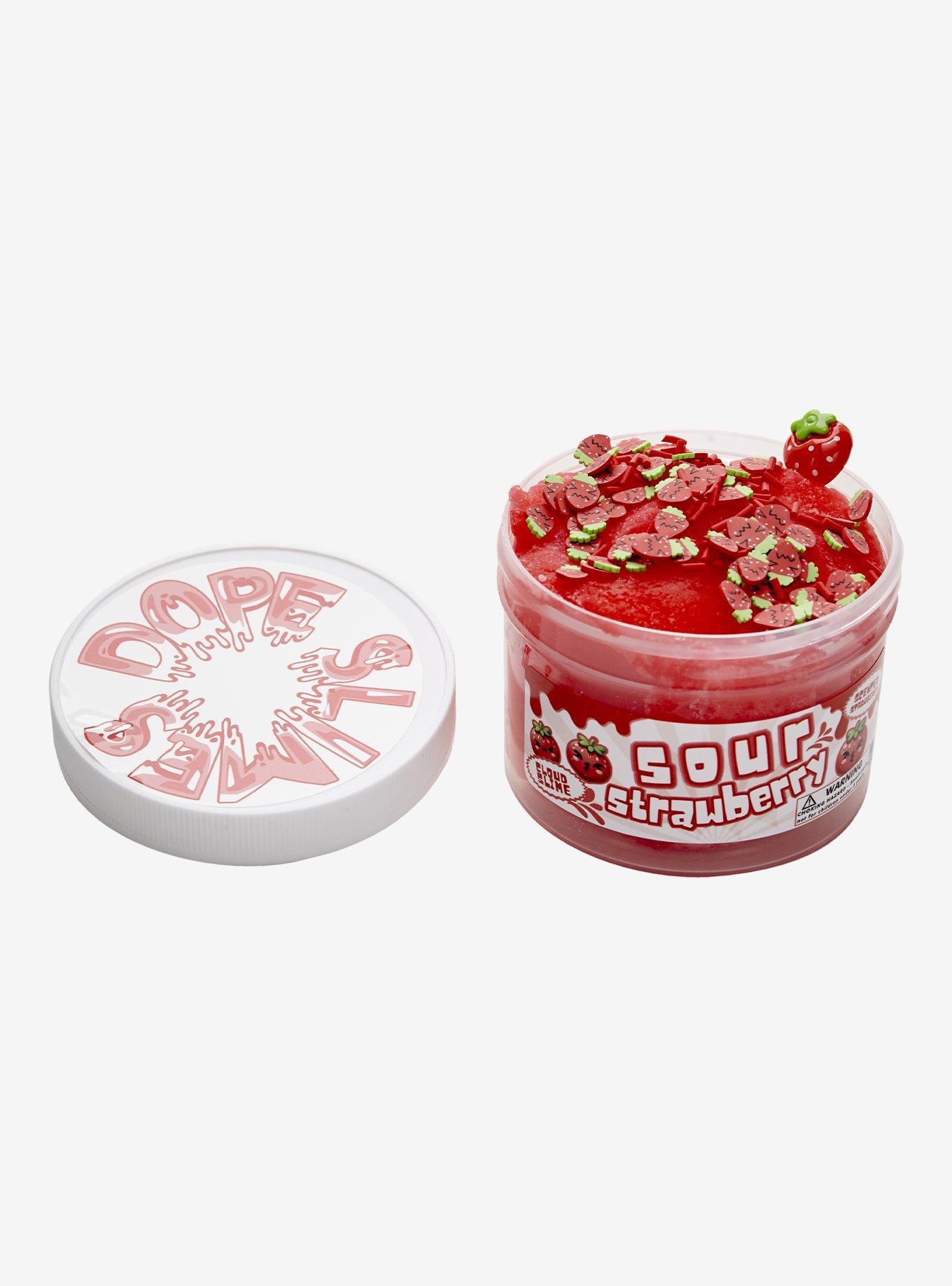 Dope Slimes Sour Strawberry Scented Slime