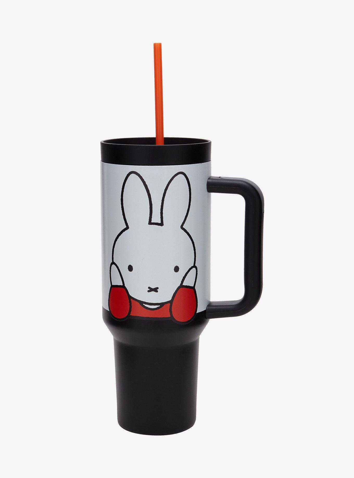 Miffy Face Straw Tumbler With Handle, , hi-res