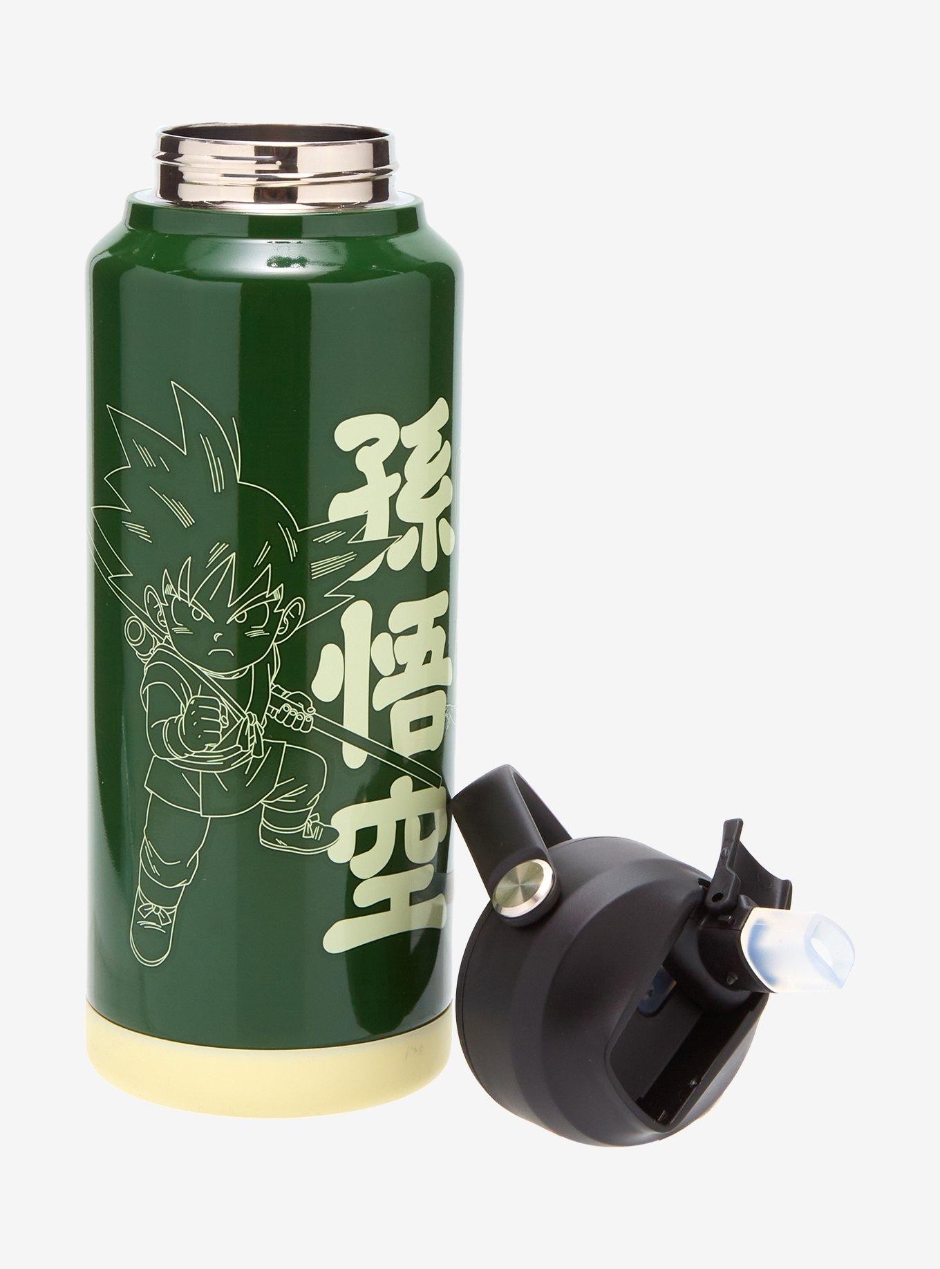 Dragon Ball Z Goku Green Water Bottle - BoxLunch Exclusive, , alternate