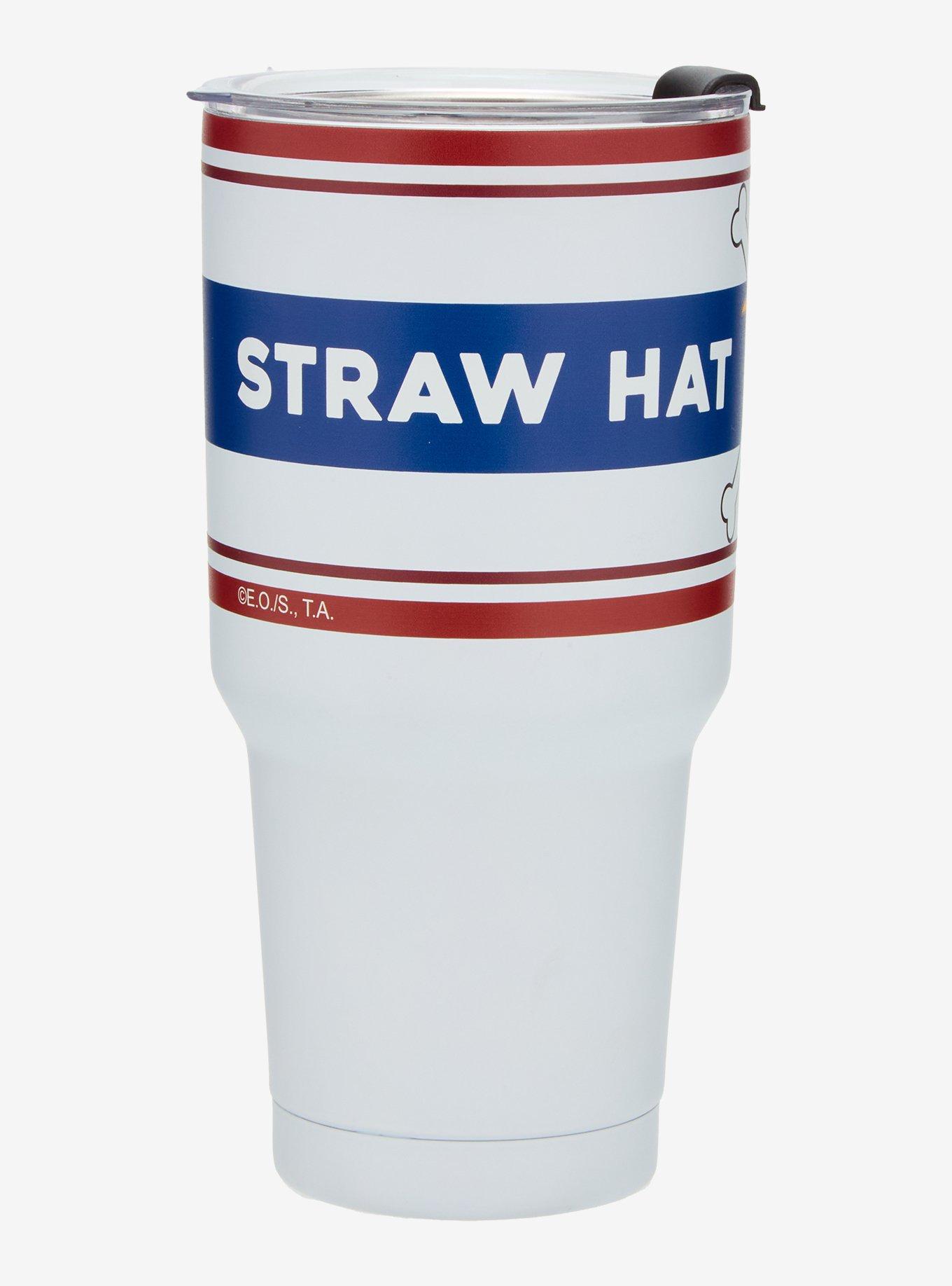 One Piece Straw Hat Crew Travel Mug — BoxLunch Exclusive, , hi-res