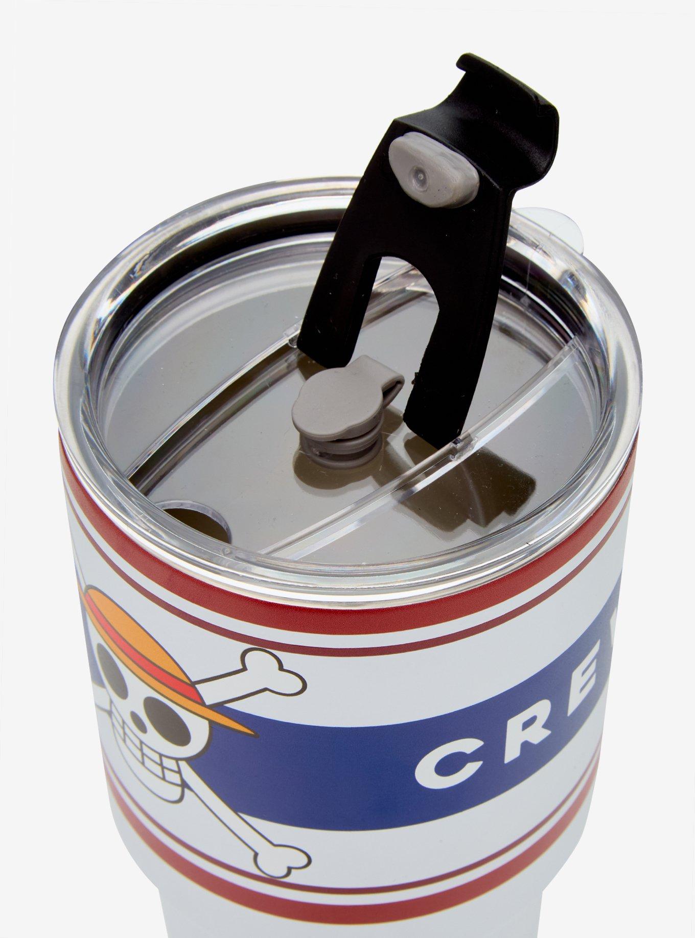 One Piece Straw Hat Crew Travel Mug — BoxLunch Exclusive, , alternate