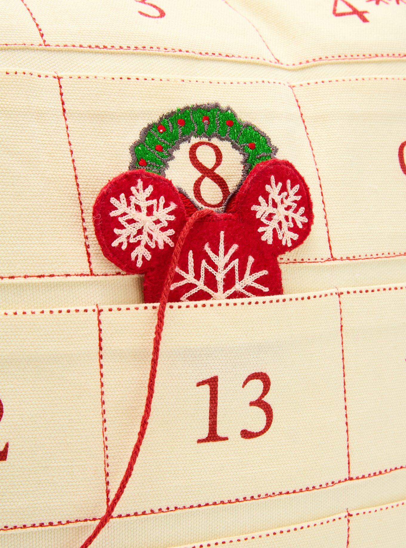 Disney Mickey Mouse Christmas Countdown Calendar Pillow &mdash; BoxLunch Exclusive, , alternate