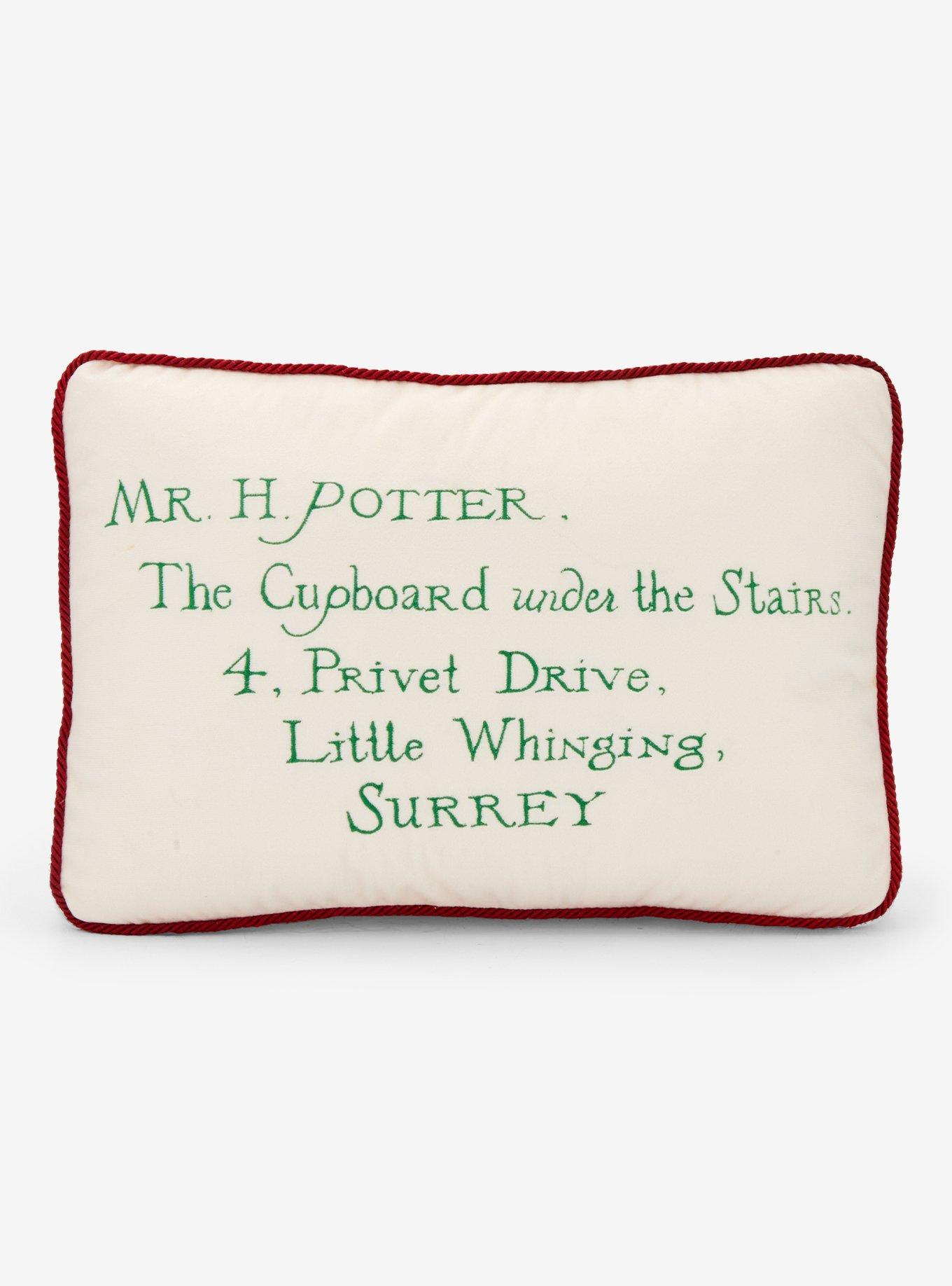 Harry Potter Hogwarts Letter Figural Pillow - BoxLunch Exclusive, , alternate