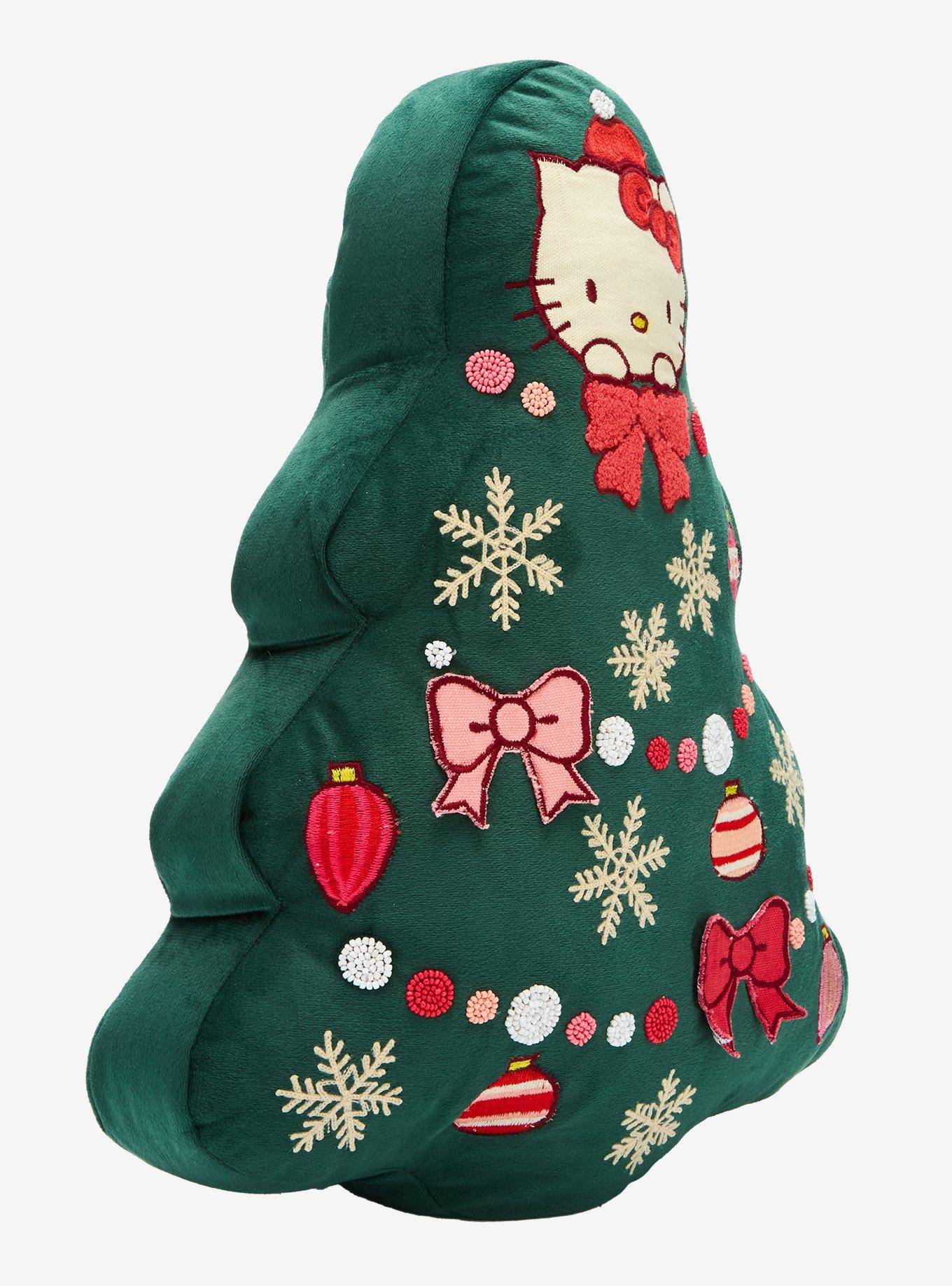 Sanrio Hello Kitty Figural Christmas Tree Pillow - BoxLunch Exclusive, , hi-res