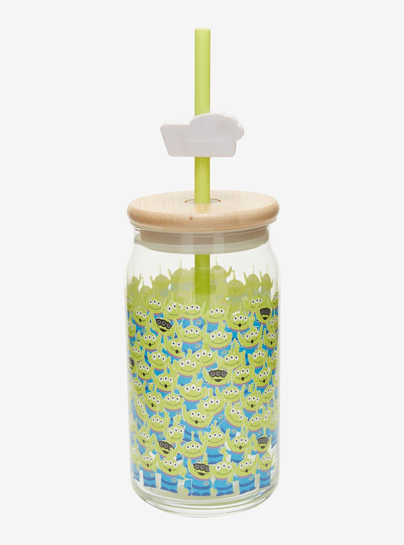 Disney Pixar Toy Story Aliens Pizza Planet Glass Cup &mdash; BoxLunch Exclusive, , alternate