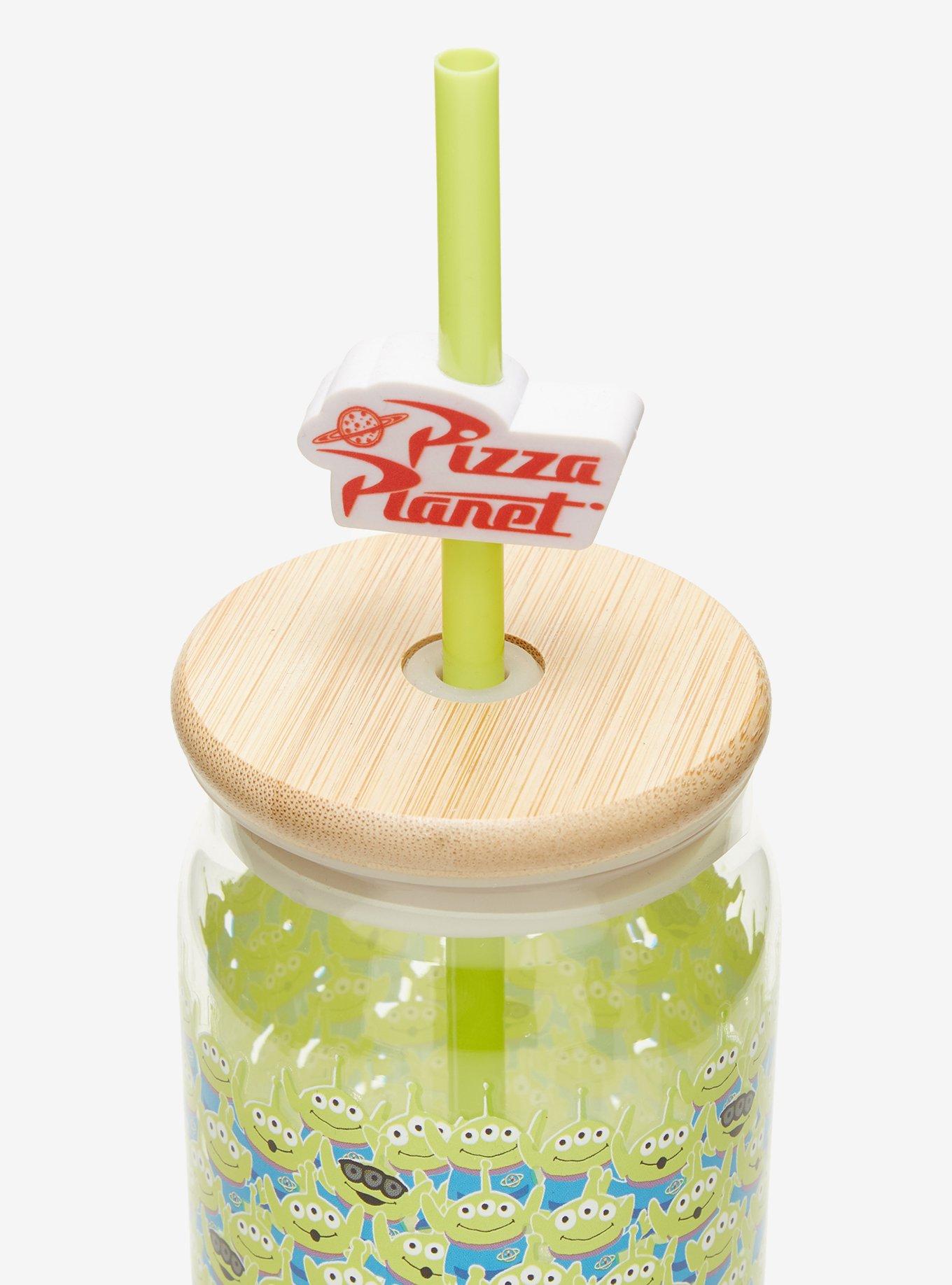 Disney Pixar Toy Story Aliens Pizza Planet Glass Cup &mdash; BoxLunch Exclusive, , alternate