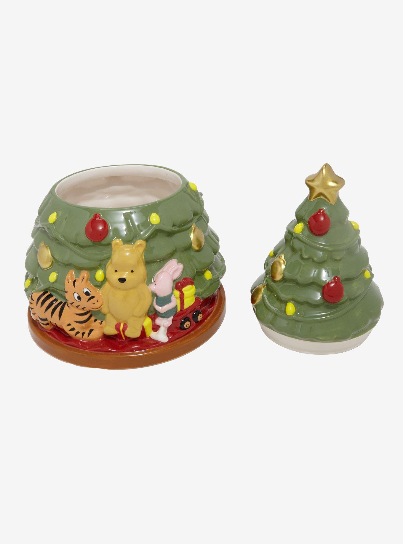 Disney Winnie The Pooh Christmas Tree Figural Cookie Jar - BoxLunch Exclusive, , alternate