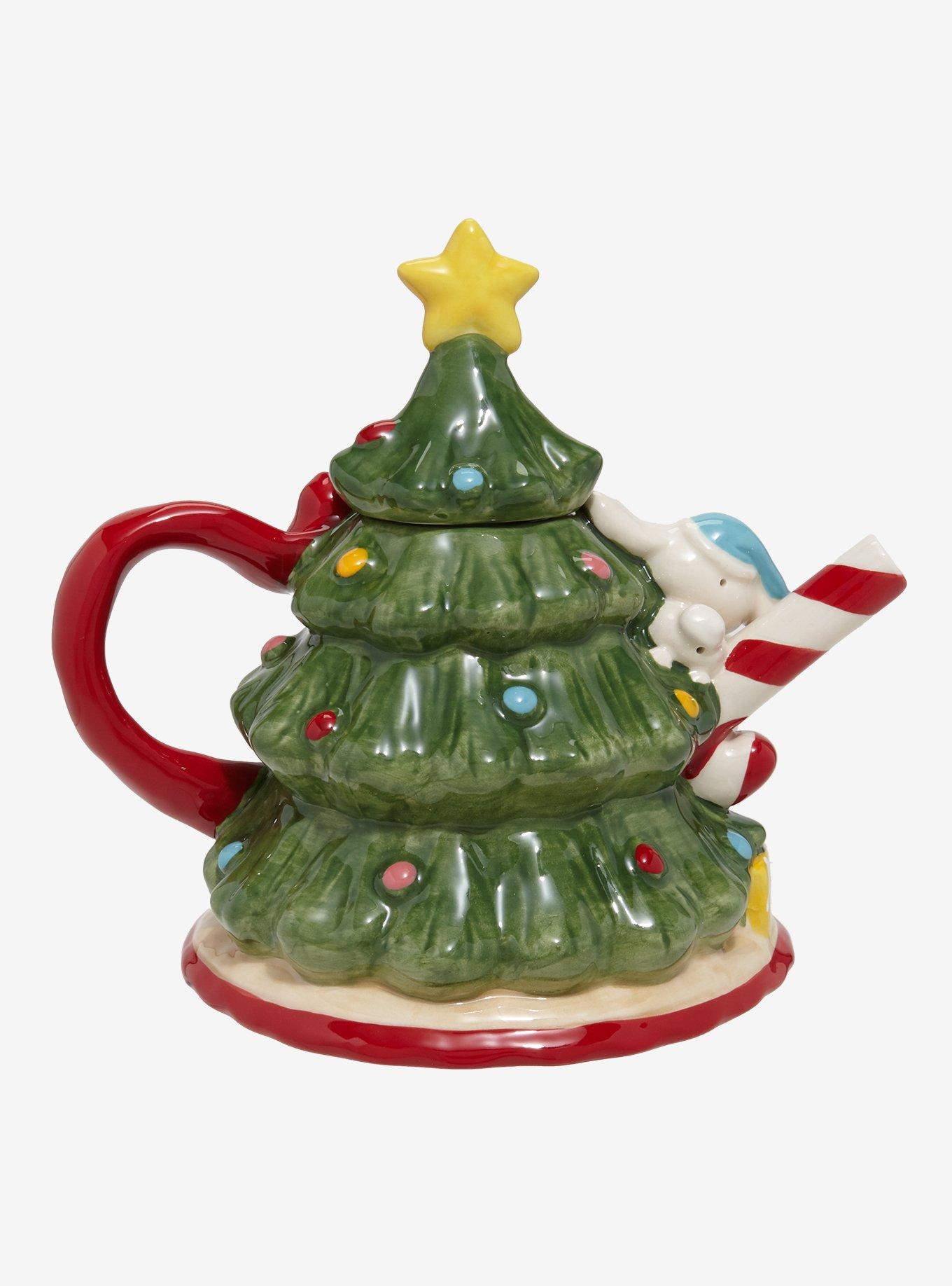 Sanrio Hello Kitty and Friends Christmas Tree Figural Teapot