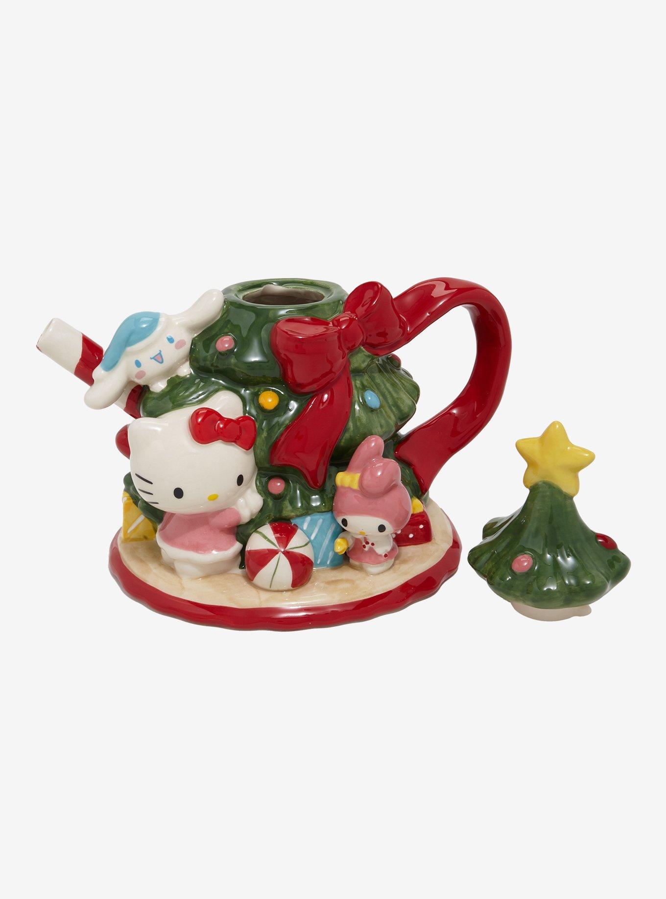 Sanrio Hello Kitty and Friends Christmas Tree Figural Teapot, , alternate