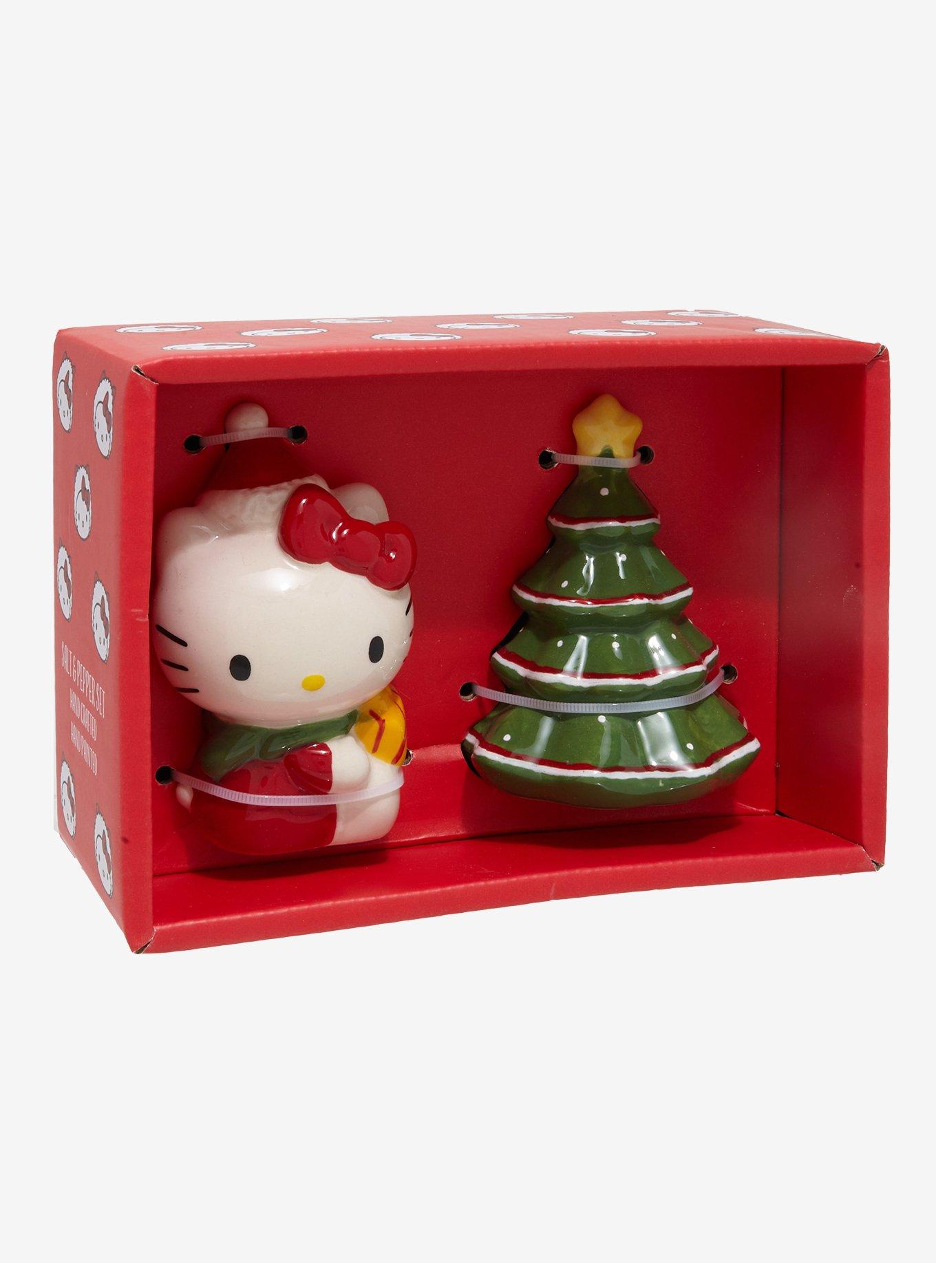 Sanrio Hello Kitty & Christmas Tree Salt & Pepper Shaker Set, , alternate