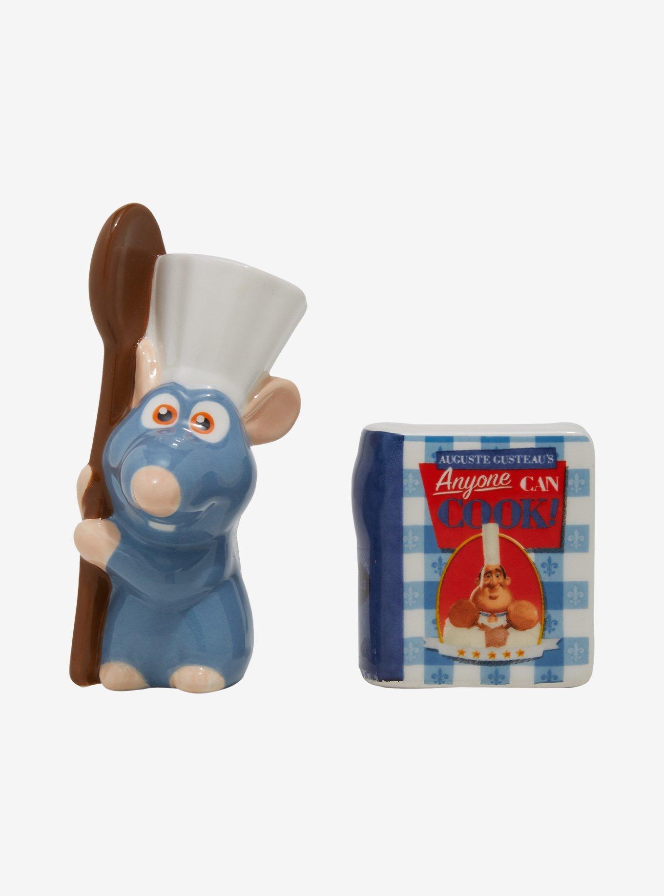 Disney Pixar Ratatouille Remy & Gusteau's Cookbook Figural Salt and Pepper Shakers - BoxLunch Exclusive, , hi-res