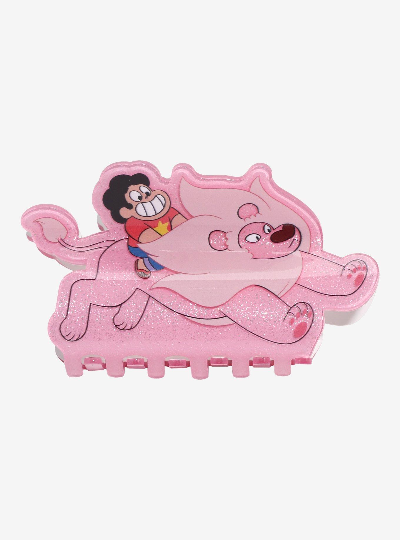 Steven Universe Steven & Lion Glitter Figural Claw Clip - BoxLunch Exclusive, , hi-res
