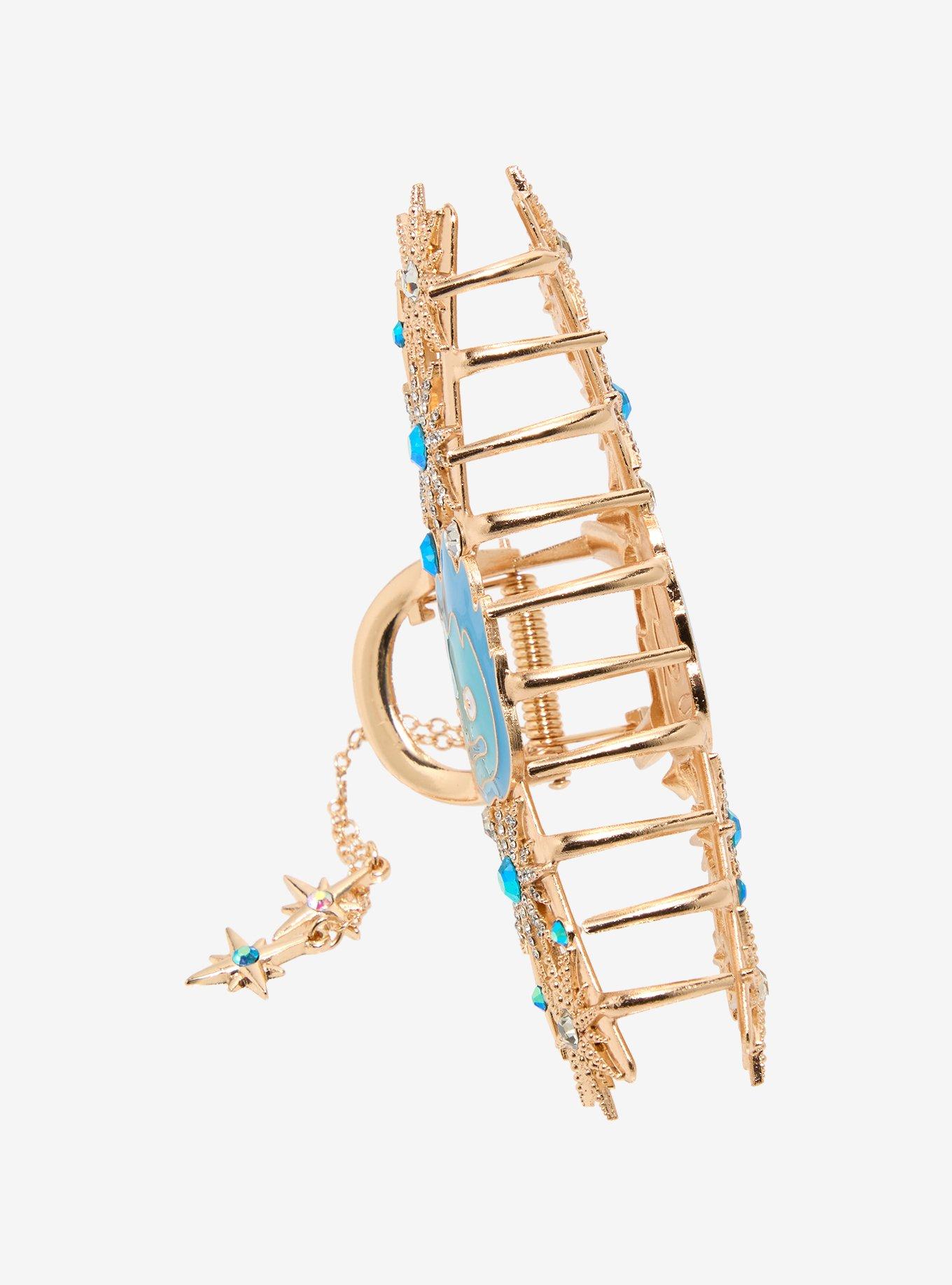 Studio Ghibli&reg; Howl's Moving Castle Blue Calcifer Claw Clip with Charm, , alternate