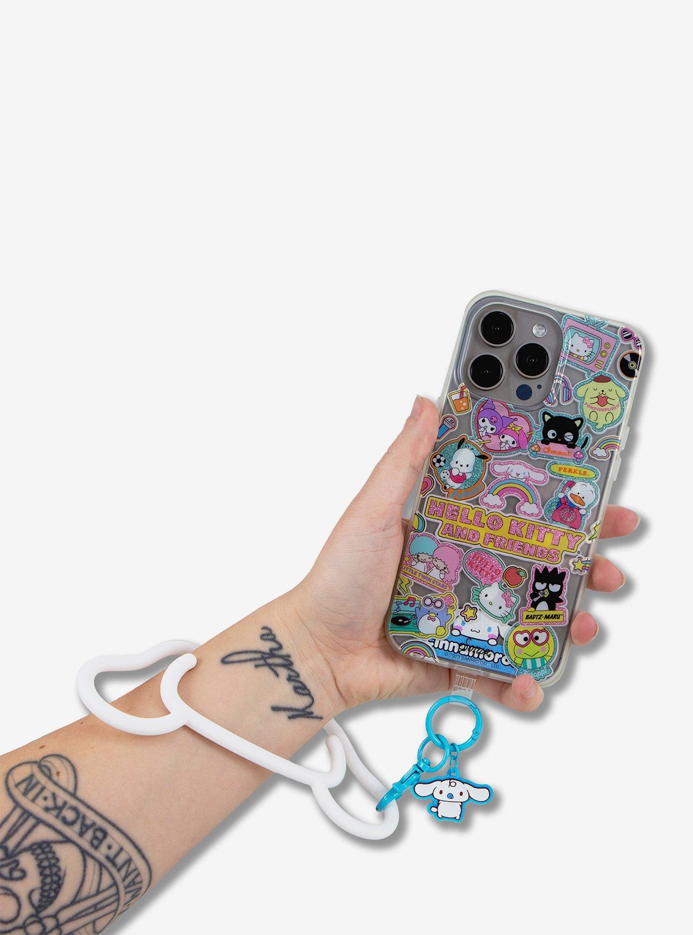 Sonix Sanrio Hello Kitty Silhouette Phone Charm Wristlet