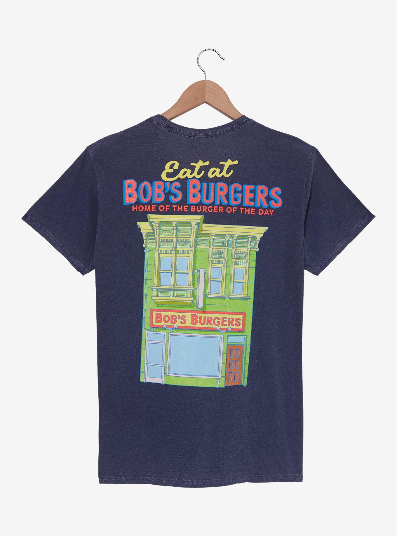 Bob's Burgers Logo Patch T-Shirt - BoxLunch Exclusive, , hi-res