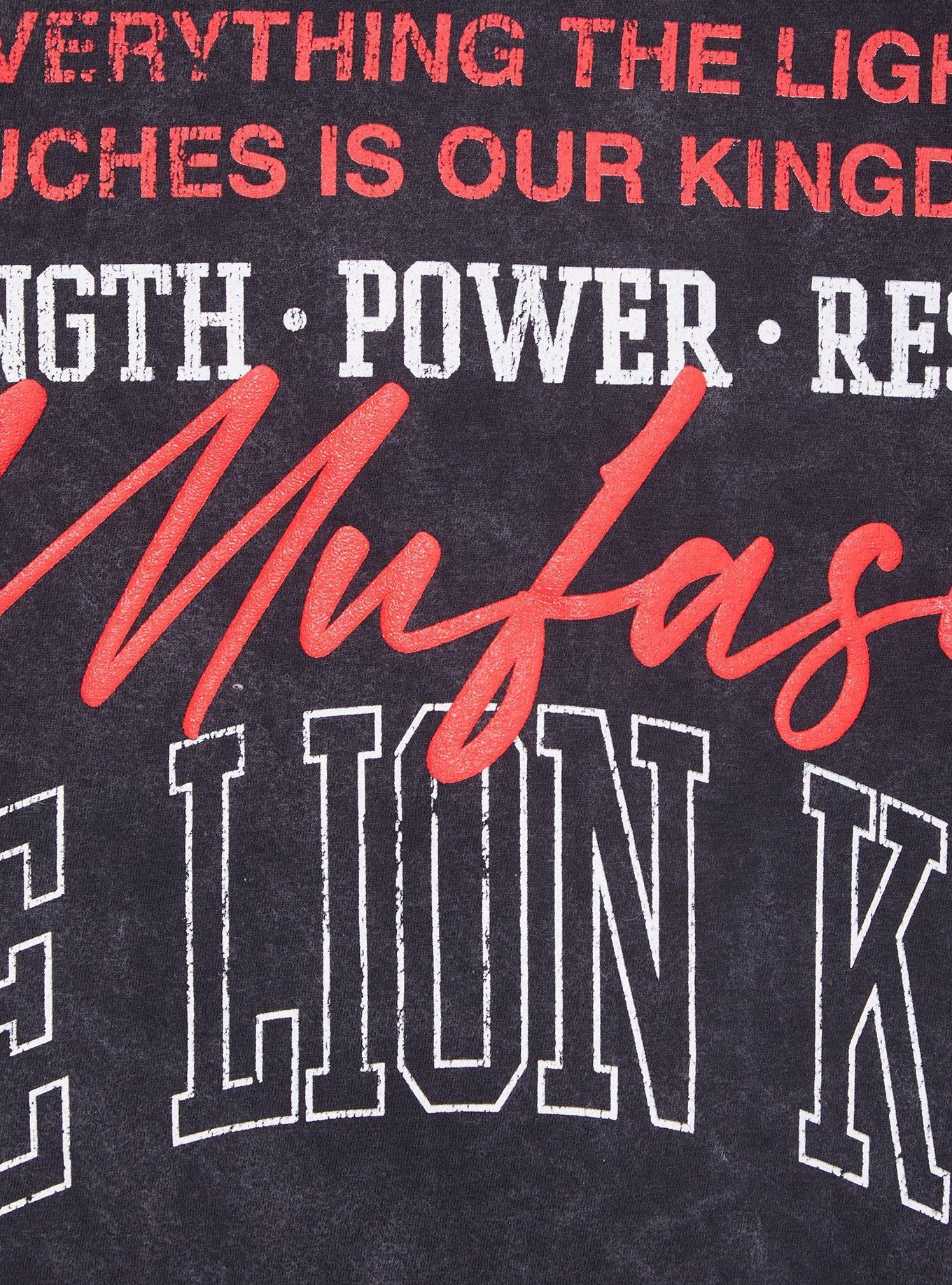 Disney The Lion King Mufasa Tonal Portrait T-Shirt - BoxLunch Exclusive, BLACK, alternate