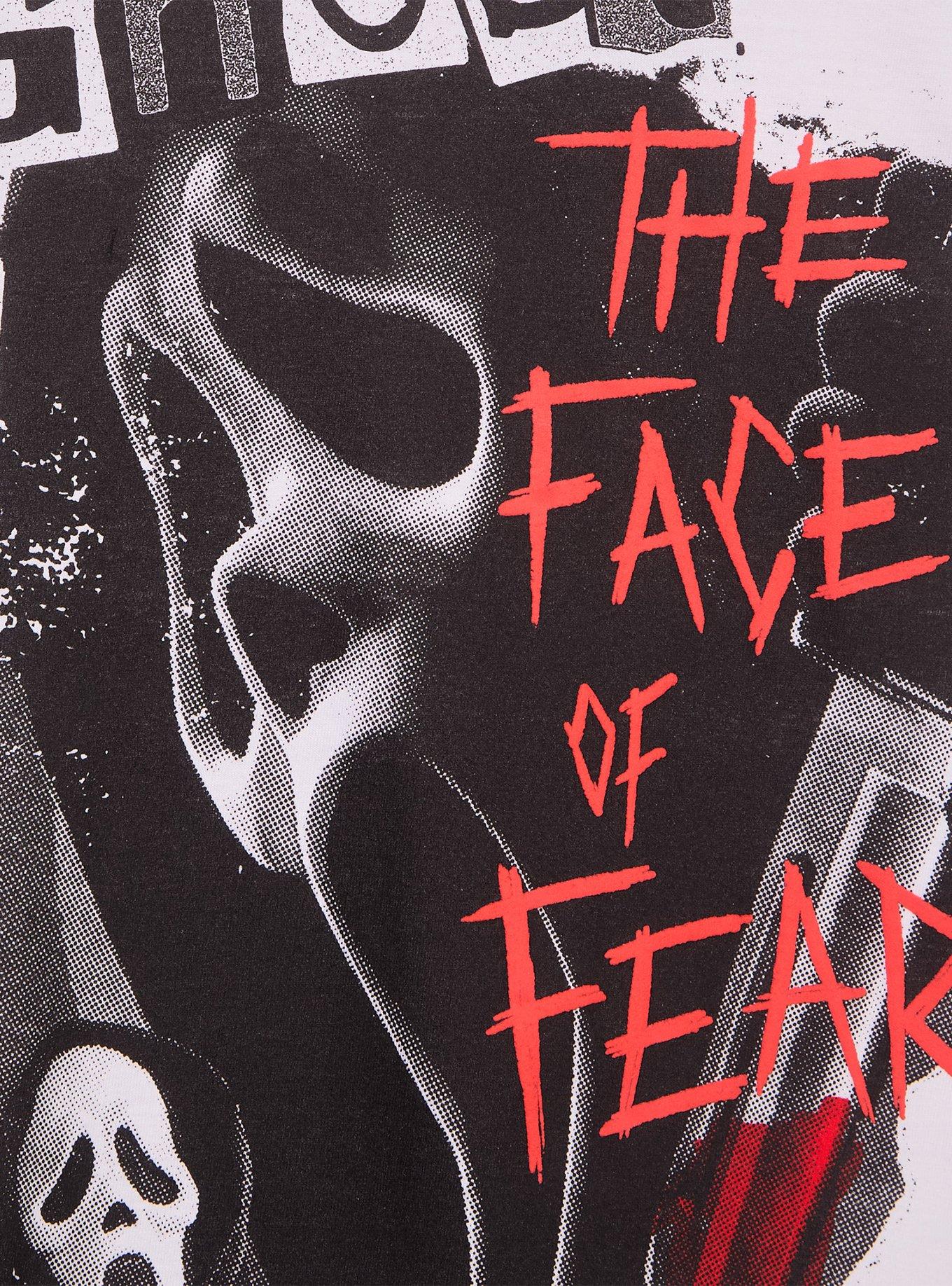 Ghost Face Tonal Portrait Ransom Text T-Shirt - BoxLunch Exclusive
