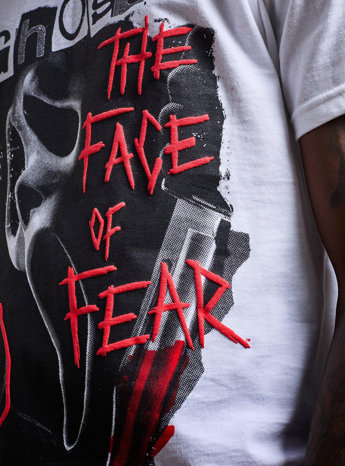 Ghost Face Tonal Portrait Ransom Text T-Shirt - BoxLunch Exclusive